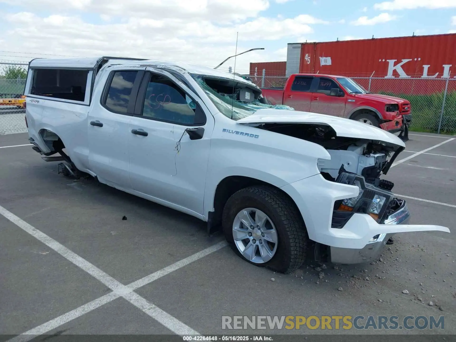1 Photograph of a damaged car 1GCRDAEK8RZ198539 CHEVROLET SILVERADO 1500 2024