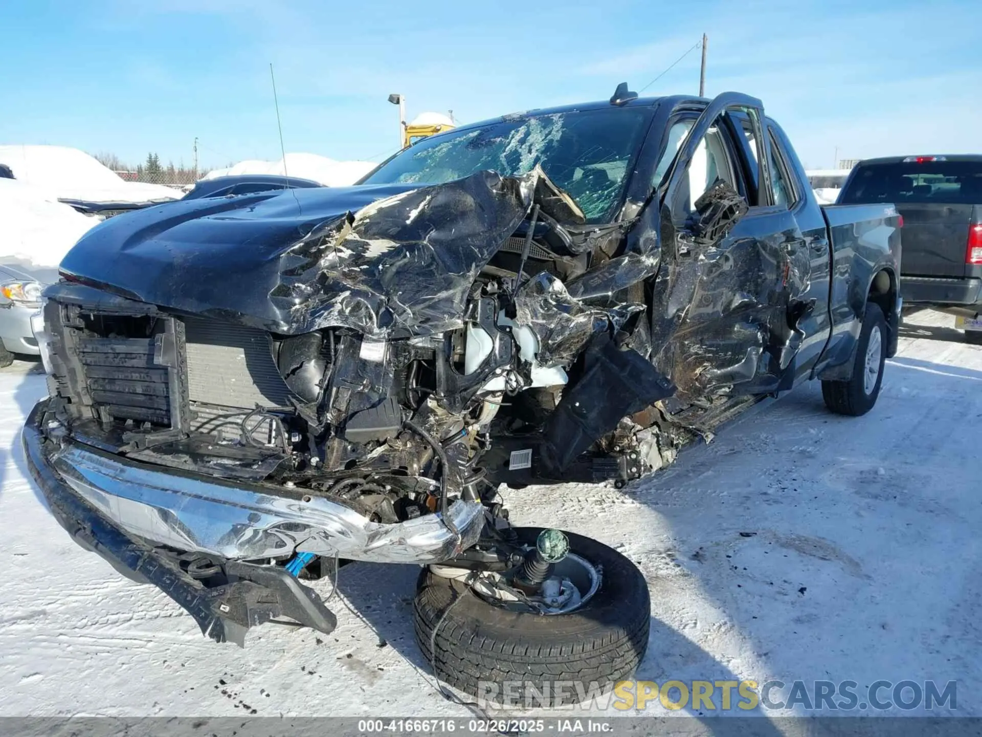 2 Photograph of a damaged car 1GCRDDEK8RZ285441 CHEVROLET SILVERADO 1500 2024