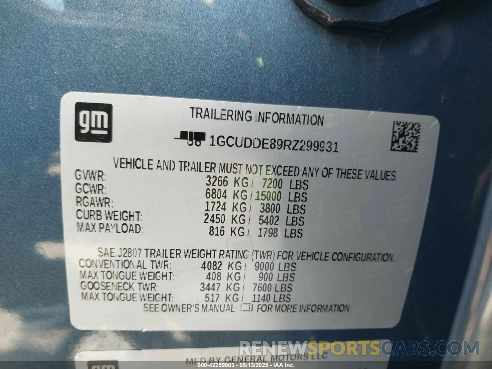 9 Photograph of a damaged car 1GCUDDE89RZ299931 CHEVROLET SILVERADO 1500 2024