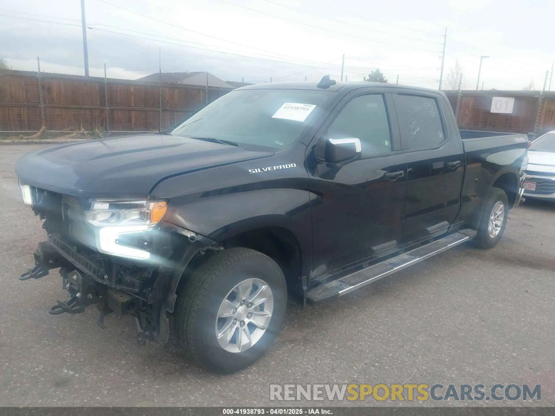 2 Photograph of a damaged car 1GCUDDED0RZ211927 CHEVROLET SILVERADO 1500 2024
