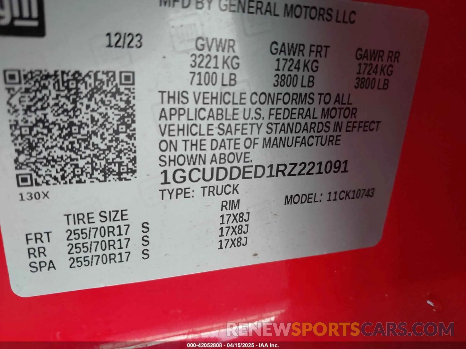 9 Photograph of a damaged car 1GCUDDED1RZ221091 CHEVROLET SILVERADO 1500 2024