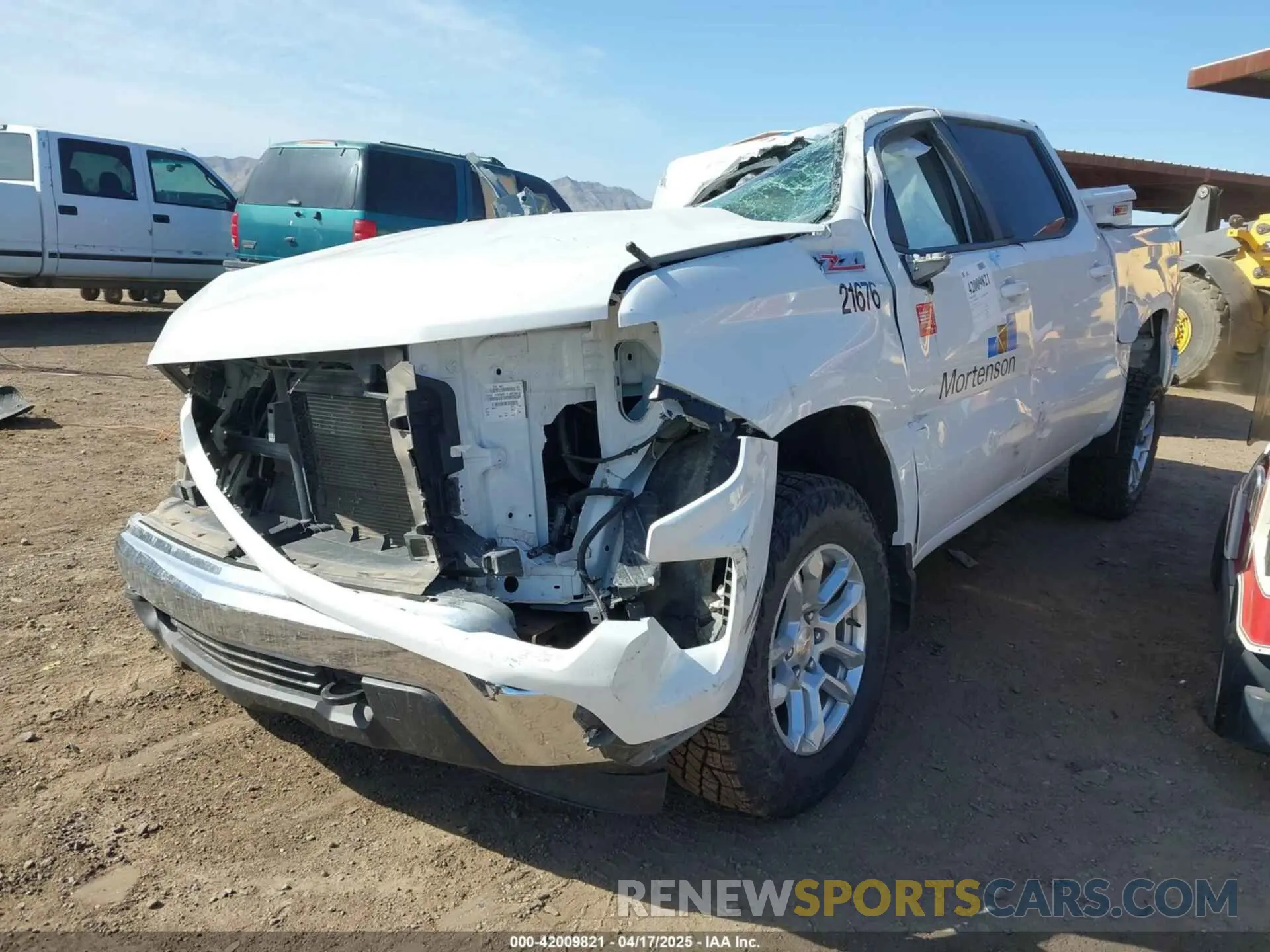 2 Photograph of a damaged car 1GCUDDED5RZ303647 CHEVROLET SILVERADO 1500 2024