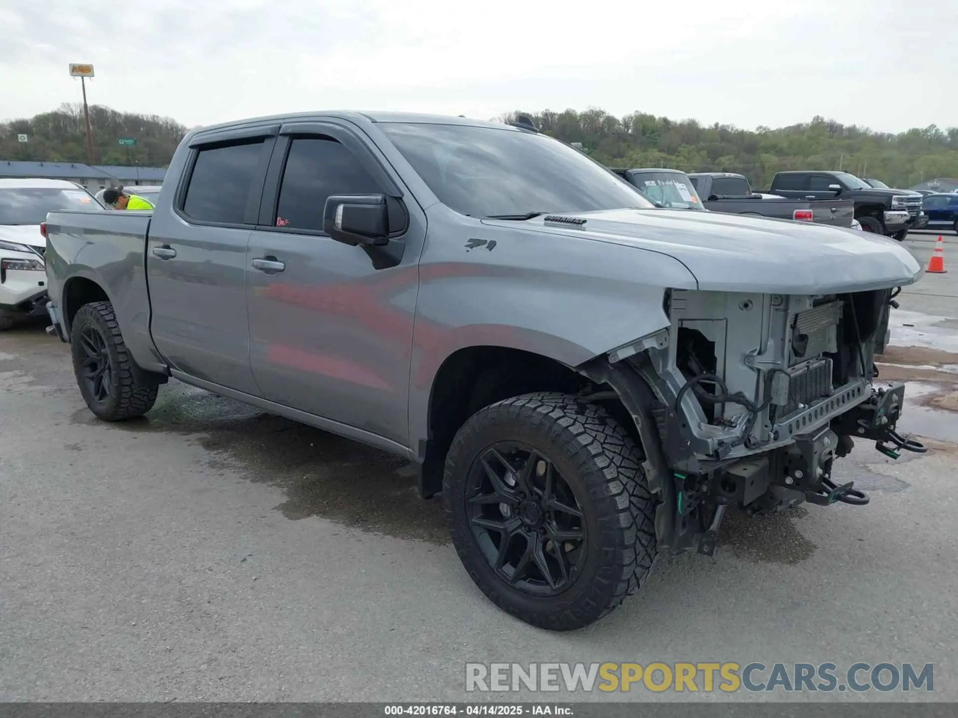 1 Photograph of a damaged car 1GCUDEE80RZ255354 CHEVROLET SILVERADO 1500 2024