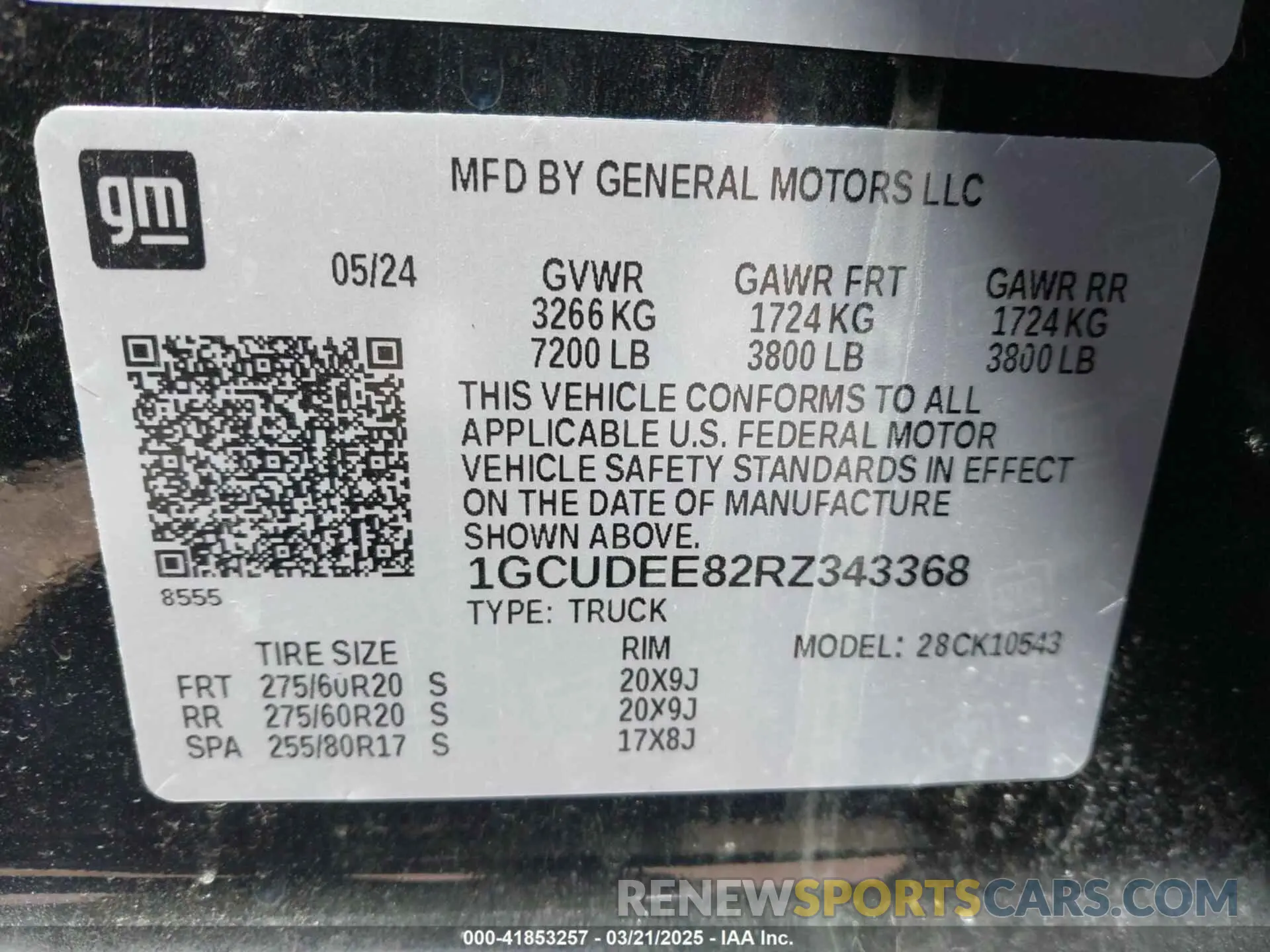 9 Photograph of a damaged car 1GCUDEE82RZ343368 CHEVROLET SILVERADO 1500 2024