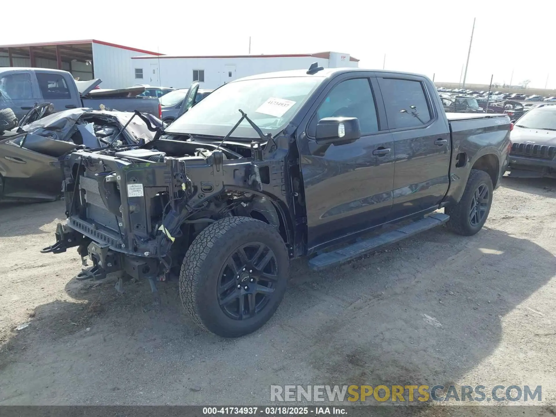 2 Photograph of a damaged car 1GCUDEED2RZ103749 CHEVROLET SILVERADO 1500 2024