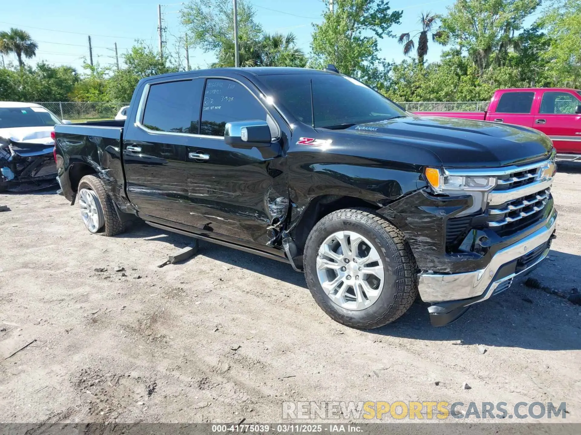 1 Photograph of a damaged car 1GCUDGE81RZ298421 CHEVROLET SILVERADO 1500 2024