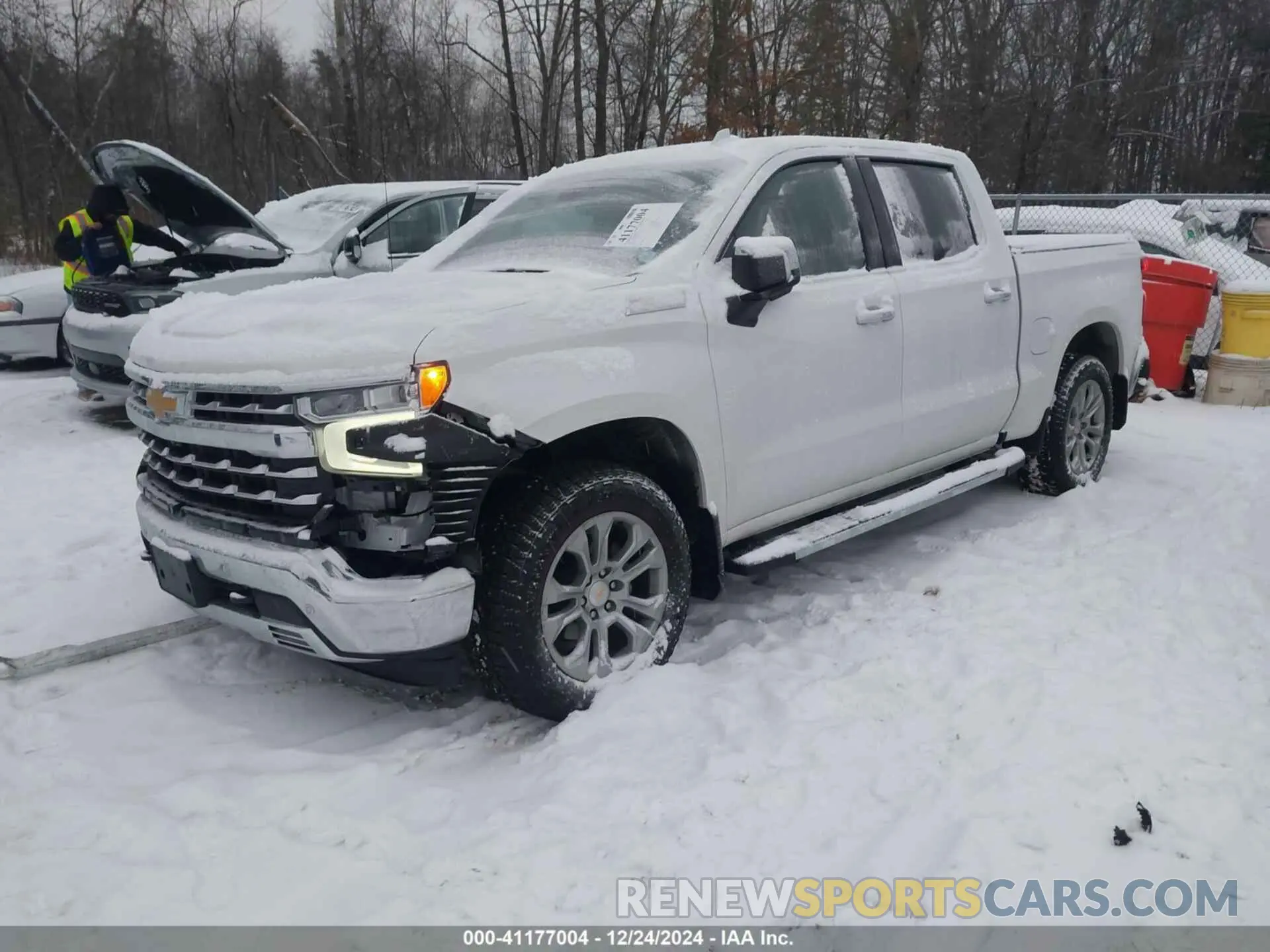 2 Photograph of a damaged car 1GCUDGED0RZ401759 CHEVROLET SILVERADO 1500 2024