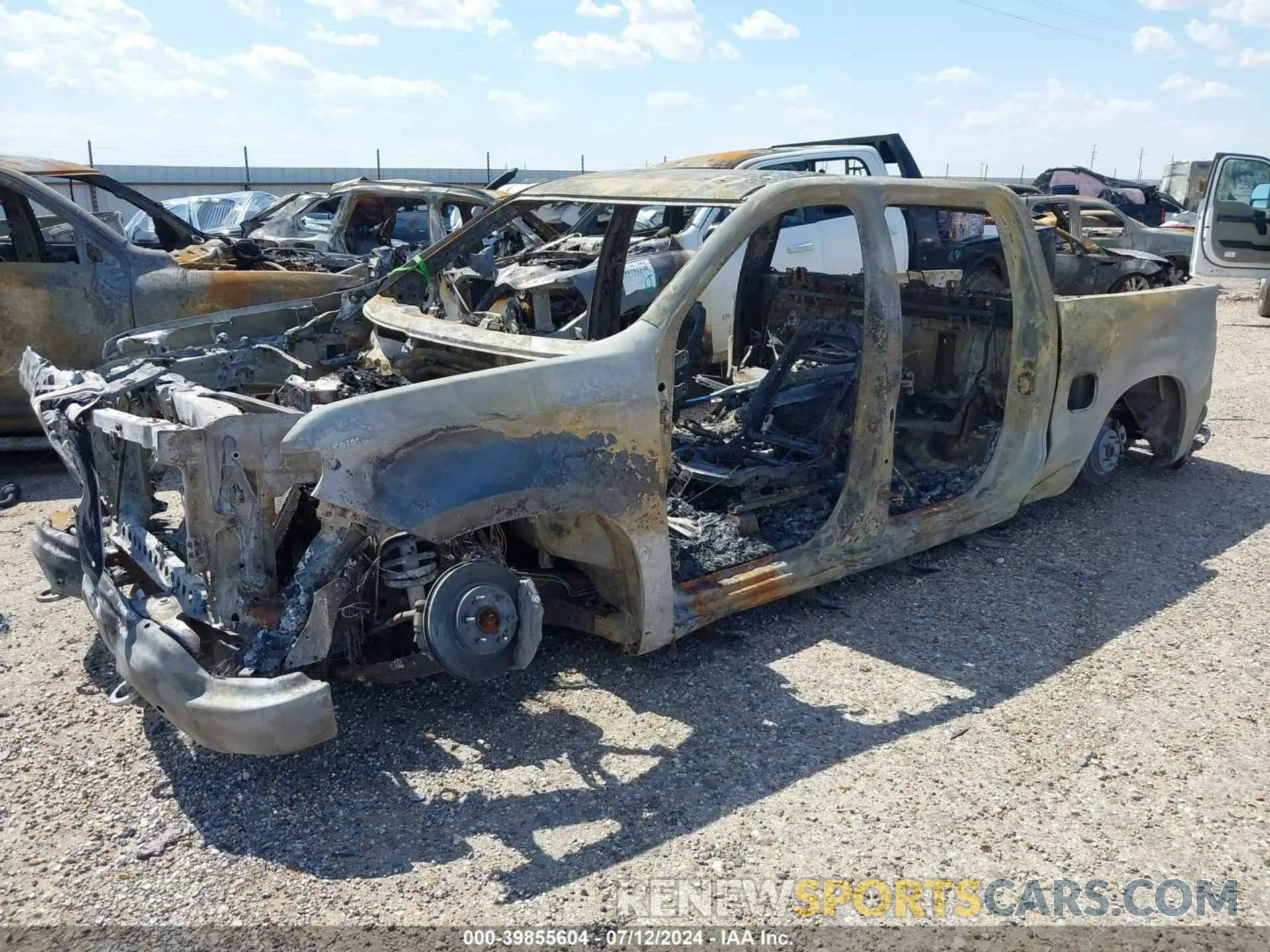 2 Photograph of a damaged car 1GCUDJE83RZ199693 CHEVROLET SILVERADO 1500 2024