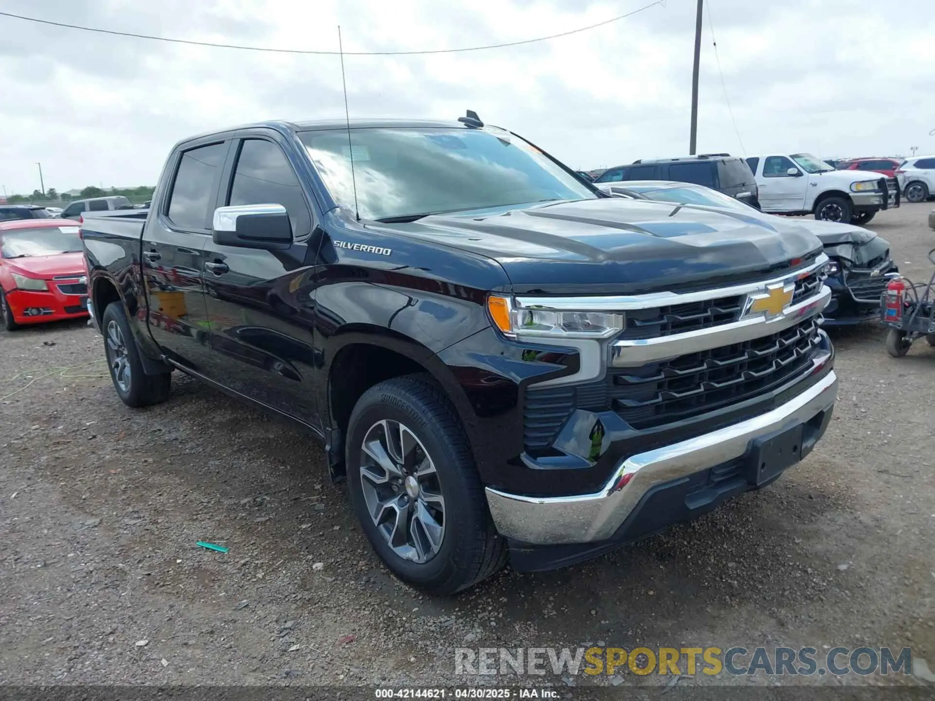 1 Photograph of a damaged car 2GCPACED1R1261678 CHEVROLET SILVERADO 1500 2024