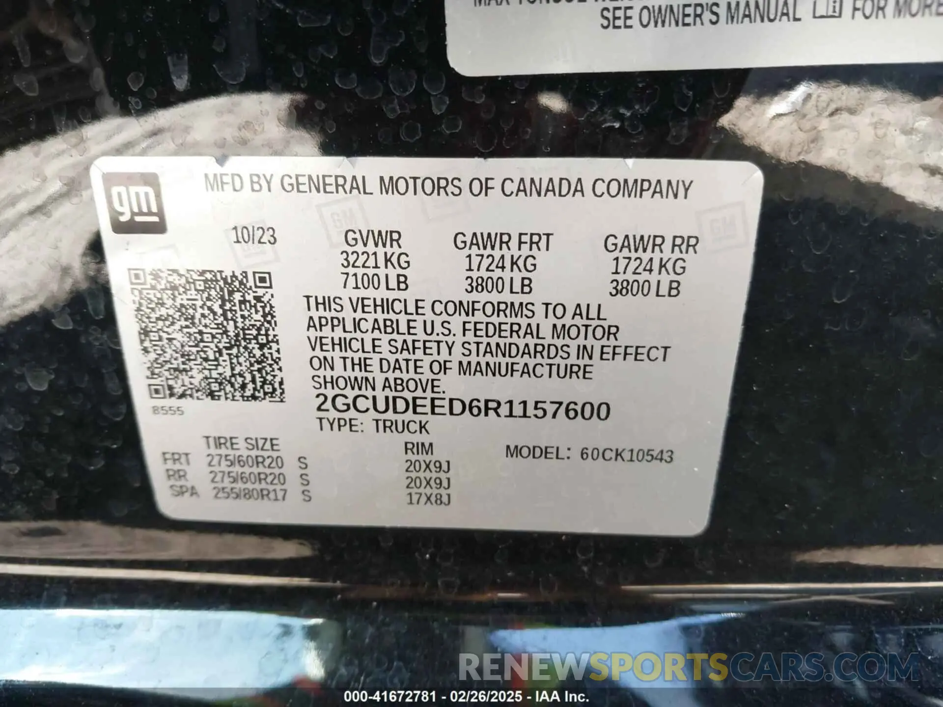 9 Photograph of a damaged car 2GCUDEED6R1157600 CHEVROLET SILVERADO 1500 2024