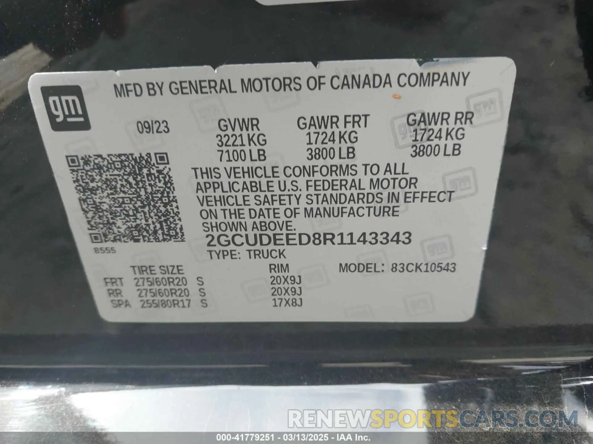 9 Photograph of a damaged car 2GCUDEED8R1143343 CHEVROLET SILVERADO 1500 2024