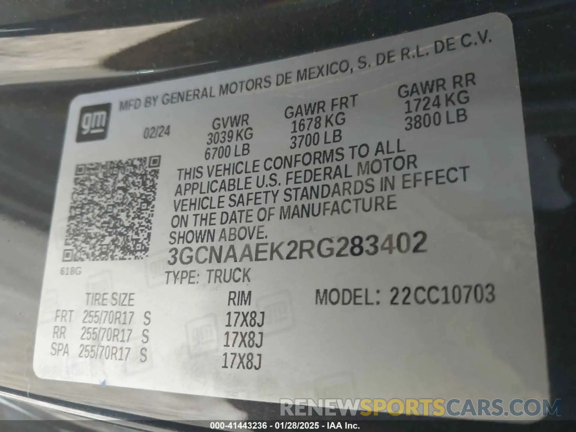9 Photograph of a damaged car 3GCNAAEK2RG283402 CHEVROLET SILVERADO 1500 2024