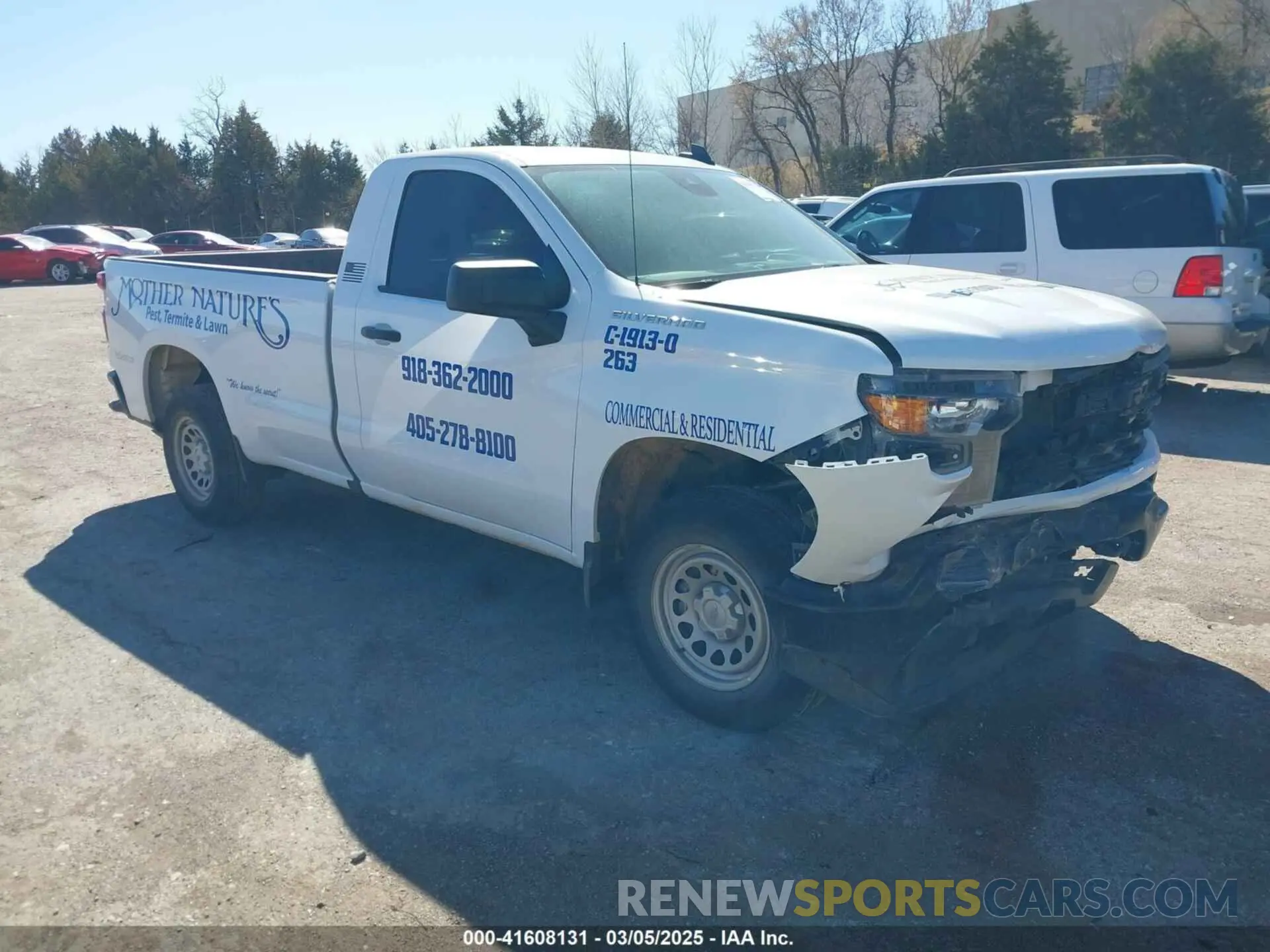 1 Photograph of a damaged car 3GCNAAEK3RG321753 CHEVROLET SILVERADO 1500 2024