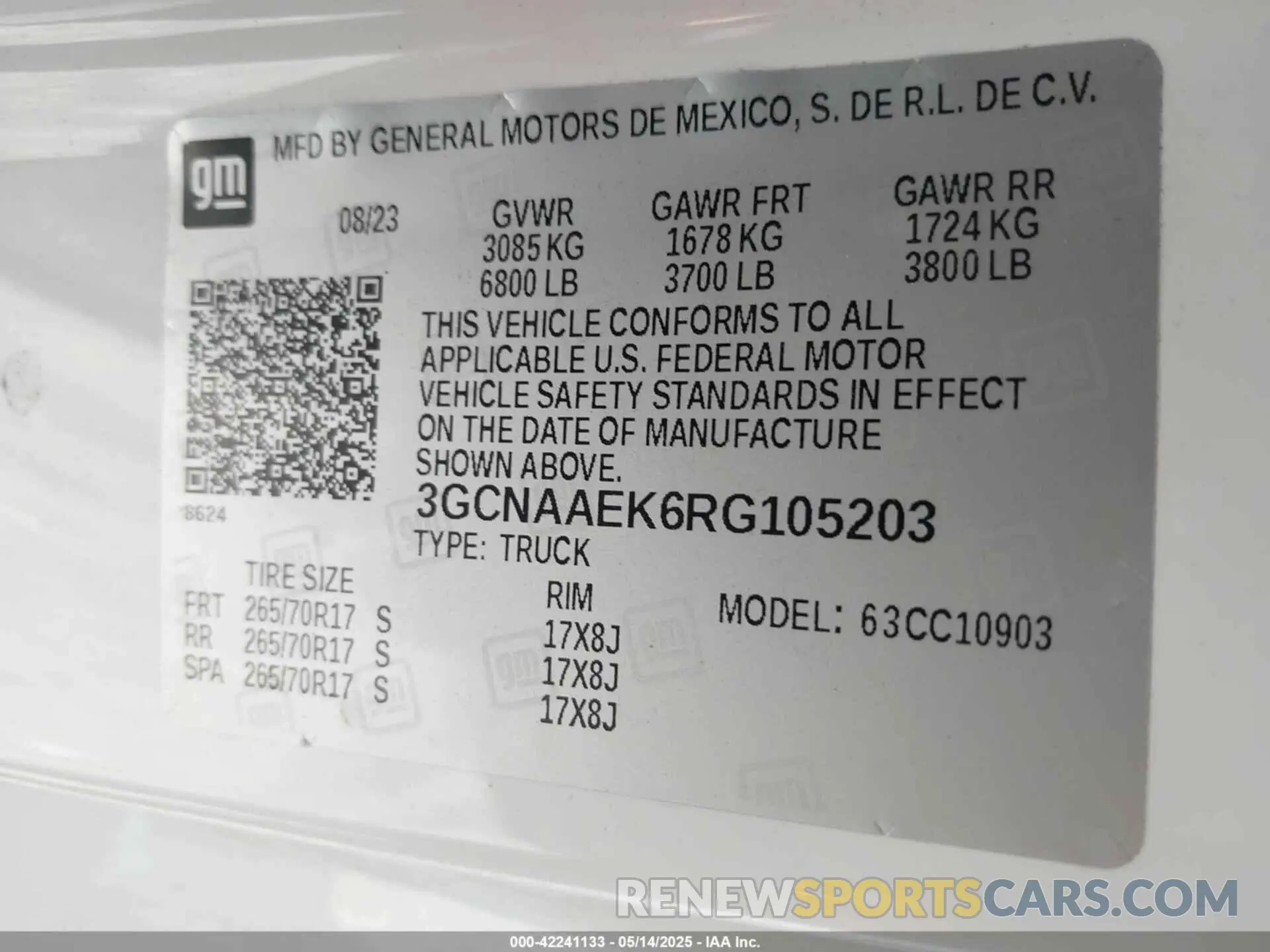 9 Photograph of a damaged car 3GCNAAEK6RG105203 CHEVROLET SILVERADO 1500 2024