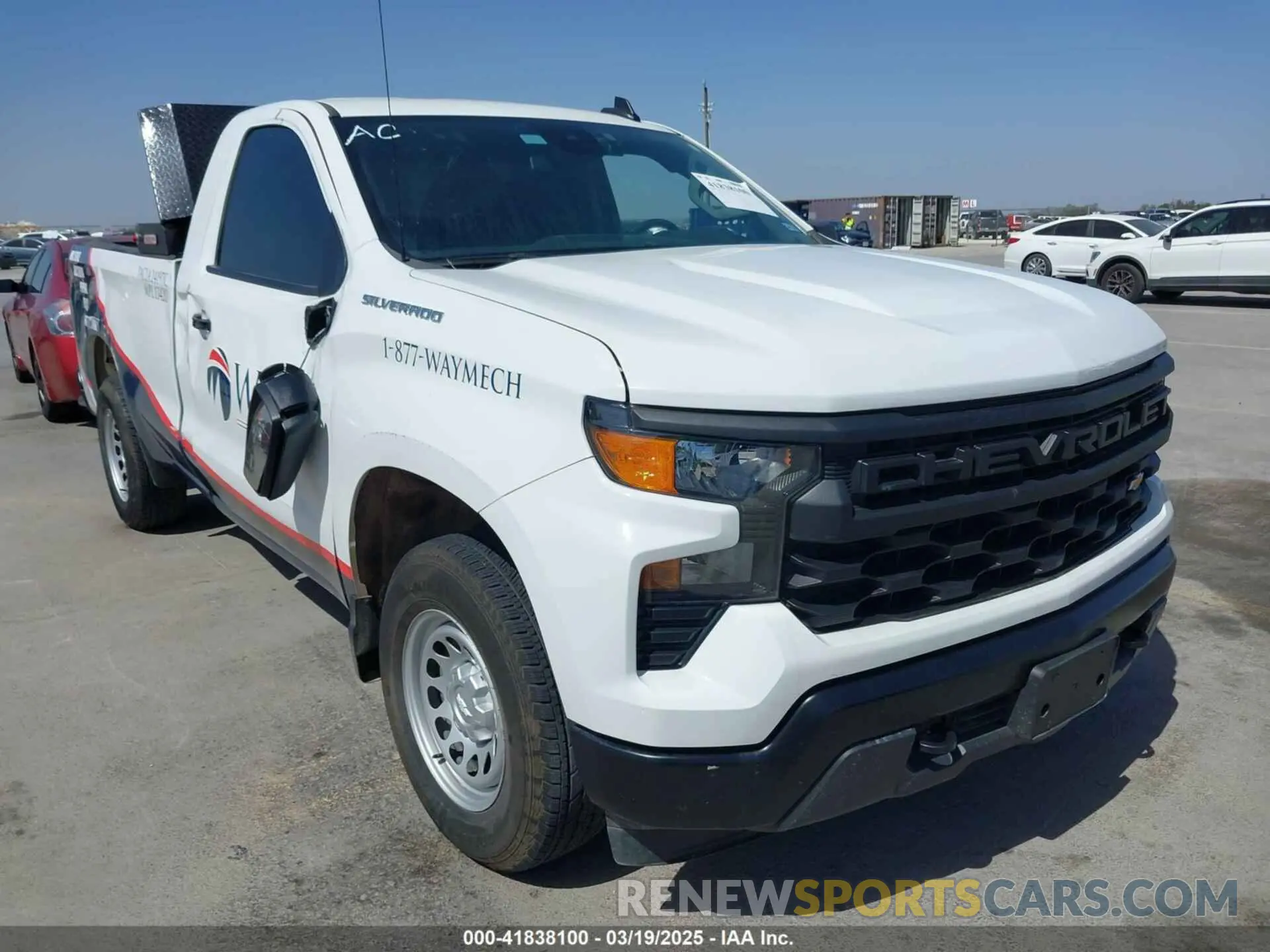 1 Photograph of a damaged car 3GCNAAEKXRG323886 CHEVROLET SILVERADO 1500 2024