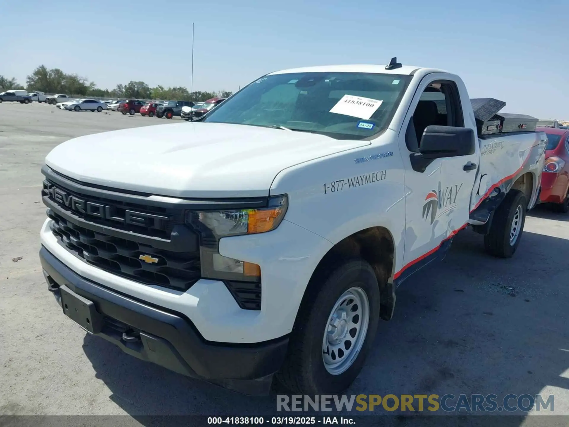 2 Photograph of a damaged car 3GCNAAEKXRG323886 CHEVROLET SILVERADO 1500 2024