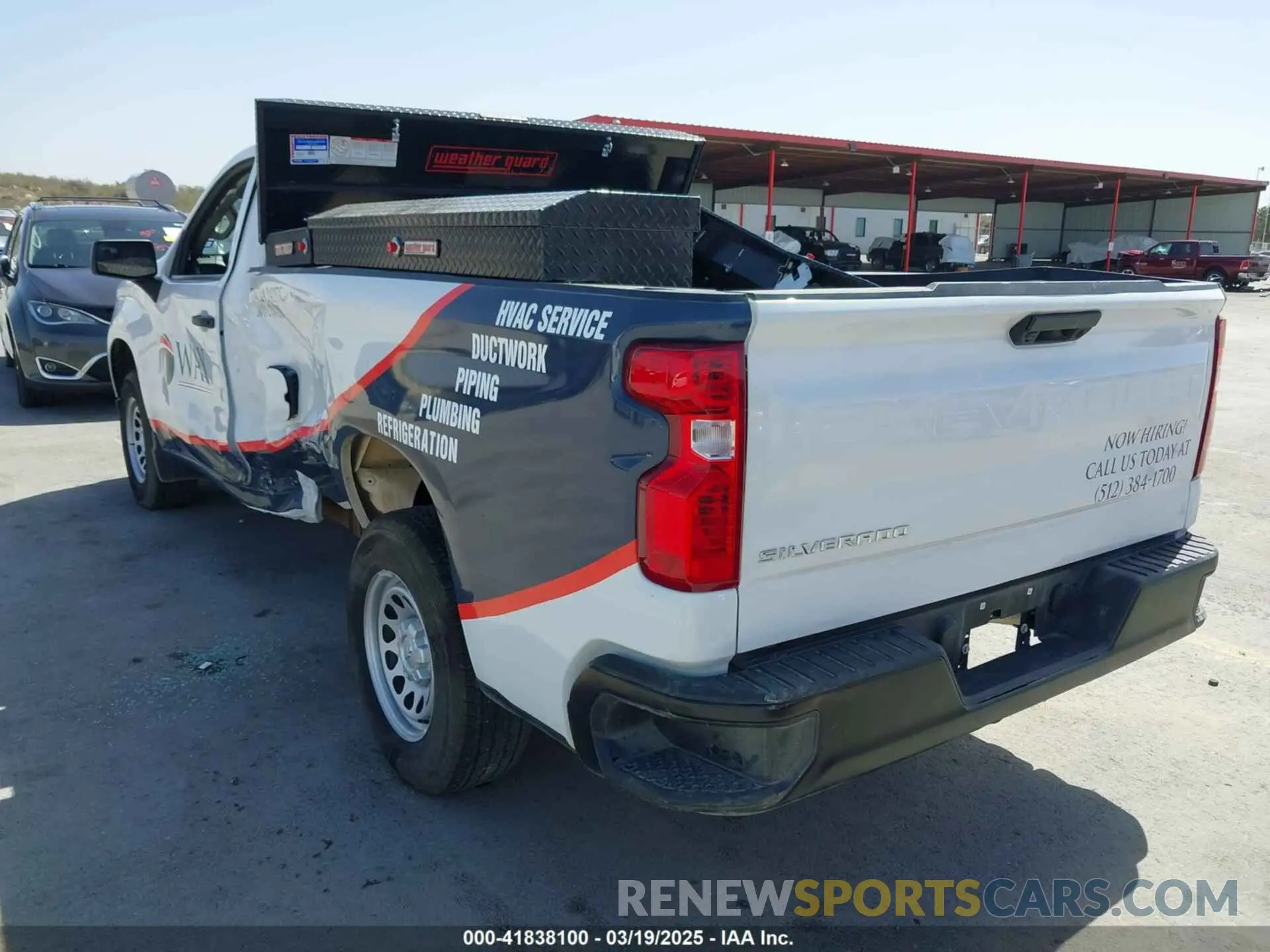 3 Photograph of a damaged car 3GCNAAEKXRG323886 CHEVROLET SILVERADO 1500 2024
