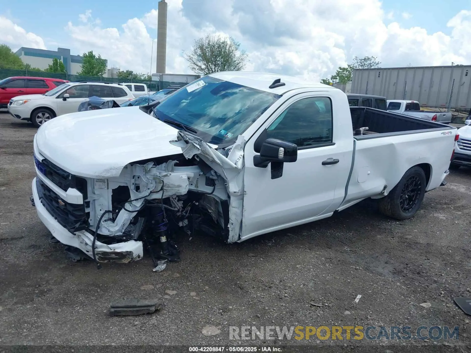 2 Photograph of a damaged car 3GCNDAED3RG269761 CHEVROLET SILVERADO 1500 2024