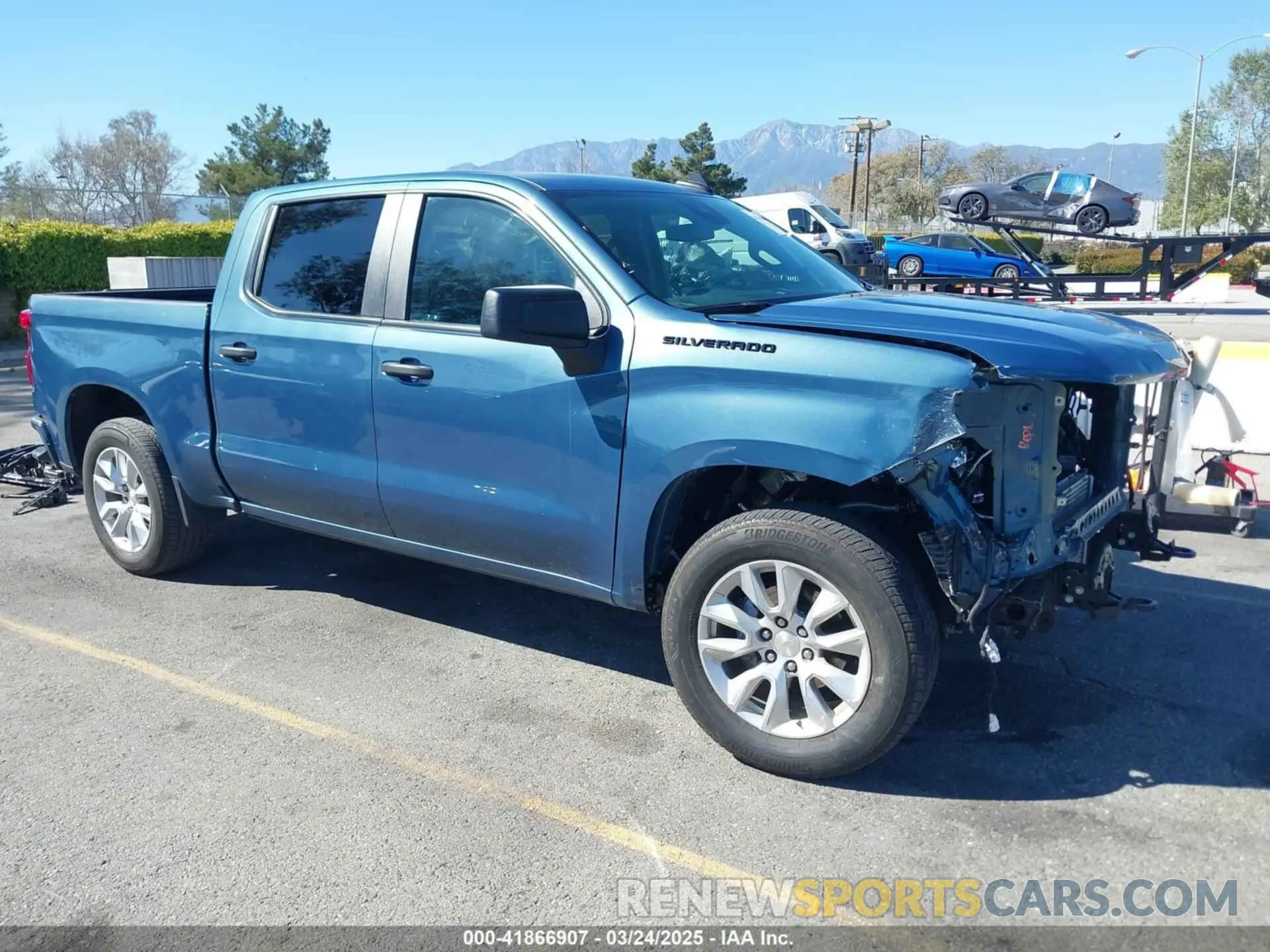 1 Photograph of a damaged car 3GCPABEK0RG293473 CHEVROLET SILVERADO 1500 2024