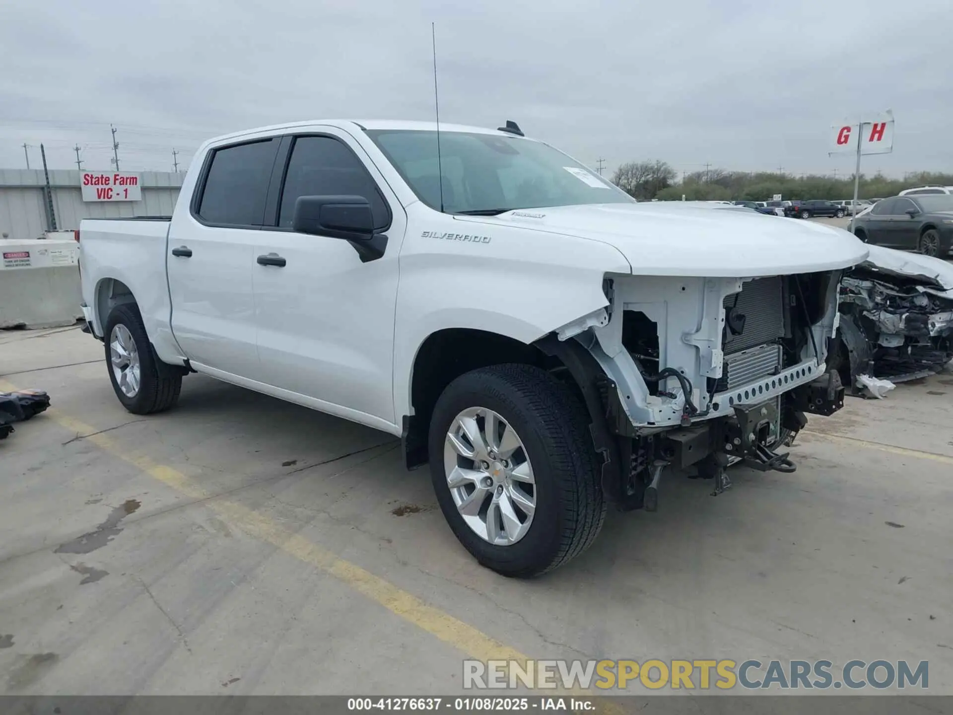 1 Photograph of a damaged car 3GCPABEK1RG423289 CHEVROLET SILVERADO 1500 2024