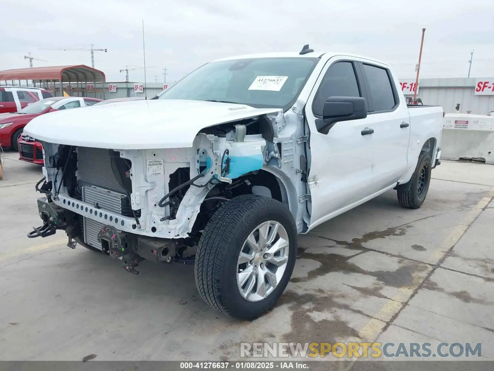 2 Photograph of a damaged car 3GCPABEK1RG423289 CHEVROLET SILVERADO 1500 2024