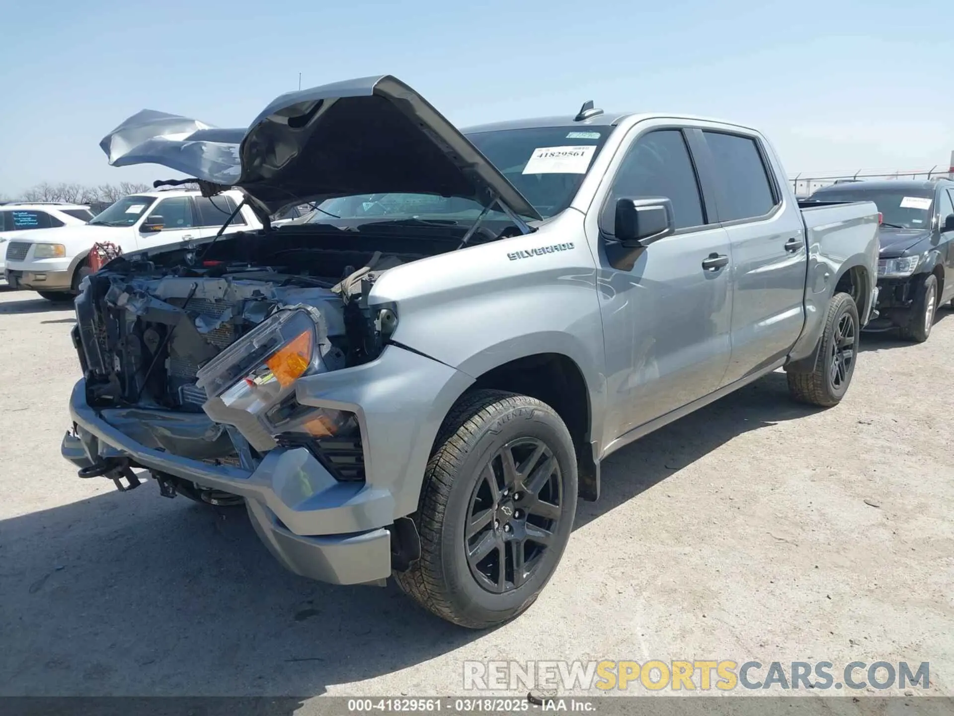 2 Photograph of a damaged car 3GCPABEK4RG279124 CHEVROLET SILVERADO 1500 2024