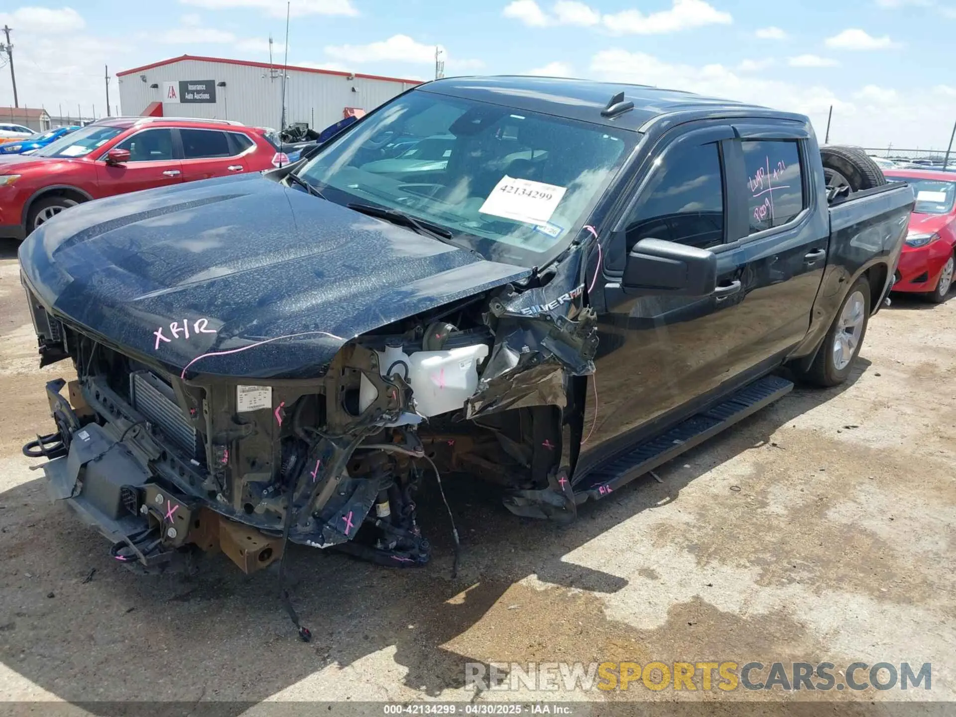 2 Photograph of a damaged car 3GCPABEK5RG290018 CHEVROLET SILVERADO 1500 2024