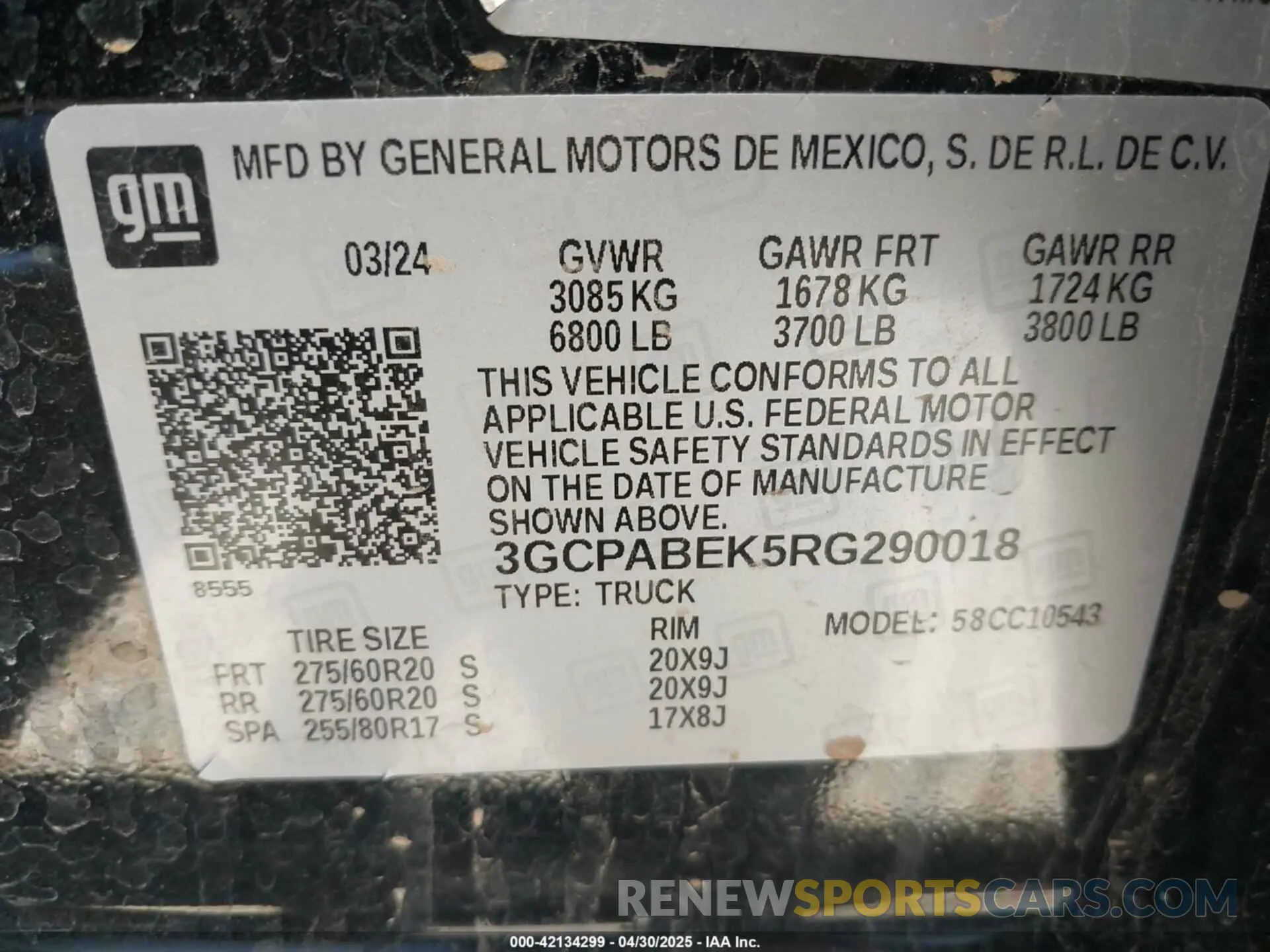 9 Photograph of a damaged car 3GCPABEK5RG290018 CHEVROLET SILVERADO 1500 2024
