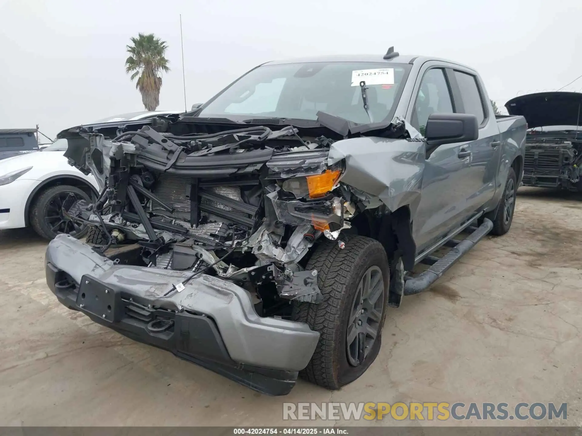 2 Photograph of a damaged car 3GCPABEK7RG311970 CHEVROLET SILVERADO 1500 2024