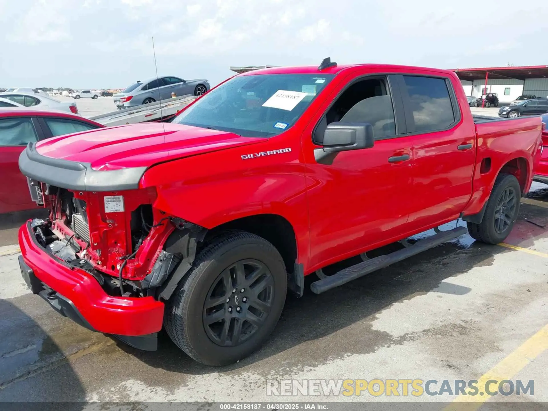 2 Photograph of a damaged car 3GCPABEK9RG117974 CHEVROLET SILVERADO 1500 2024