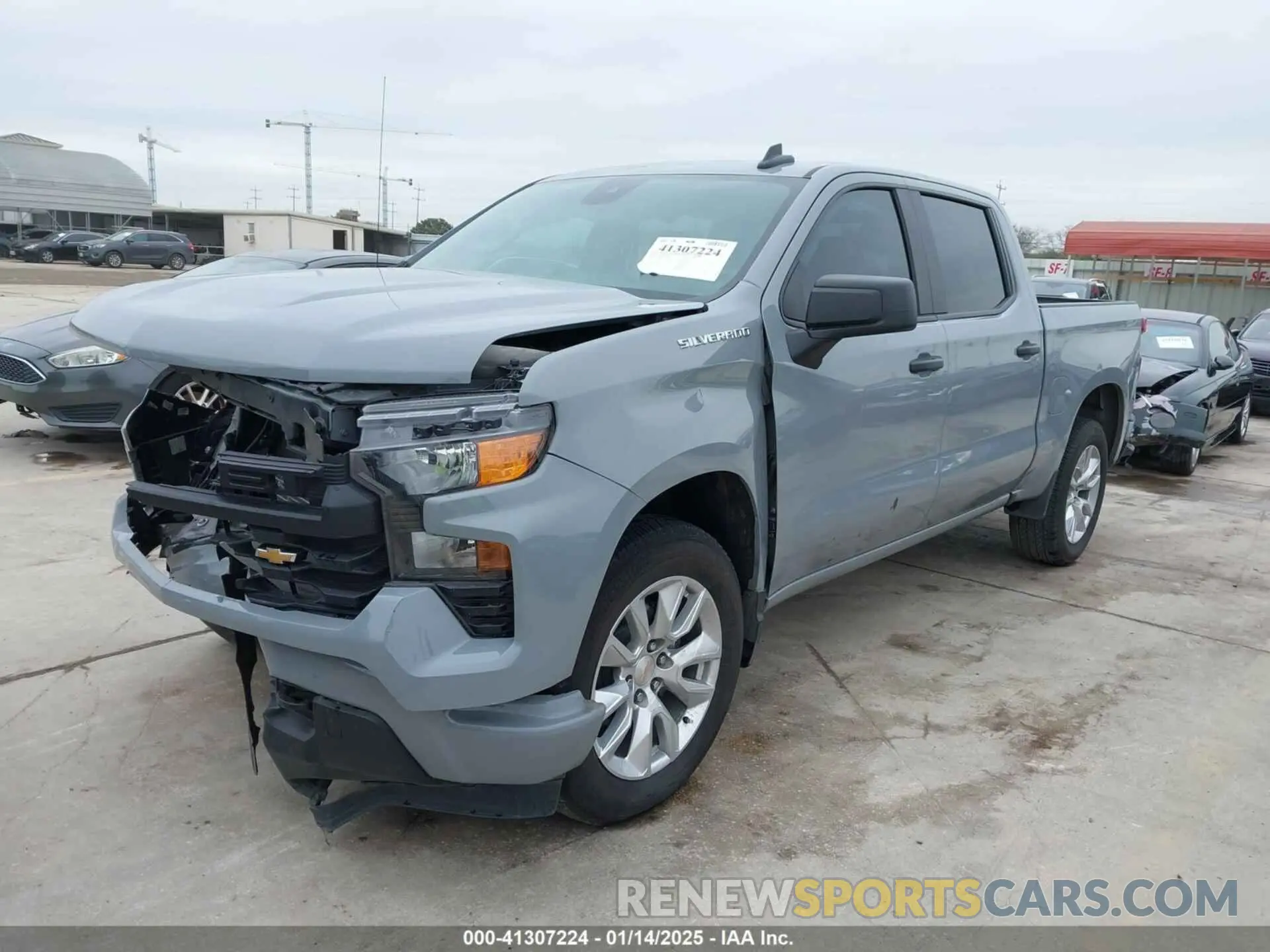 2 Photograph of a damaged car 3GCPABEK9RG265221 CHEVROLET SILVERADO 1500 2024