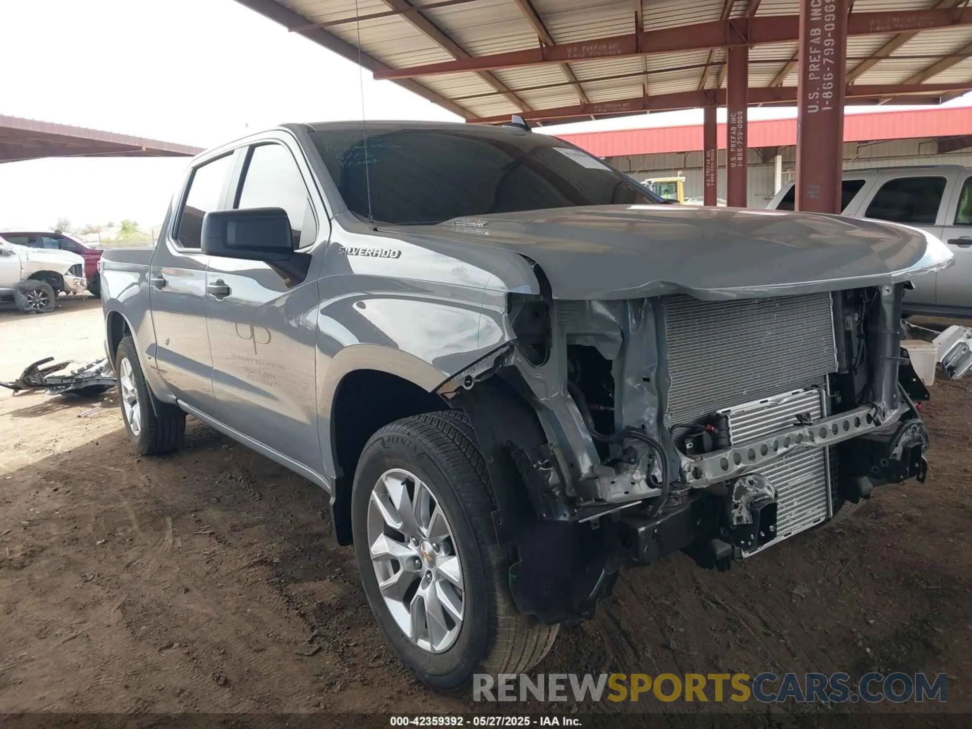 1 Photograph of a damaged car 3GCPABEK9RG439644 CHEVROLET SILVERADO 1500 2024