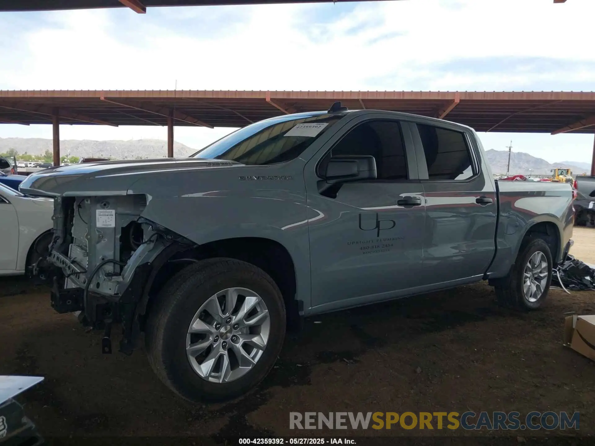 2 Photograph of a damaged car 3GCPABEK9RG439644 CHEVROLET SILVERADO 1500 2024
