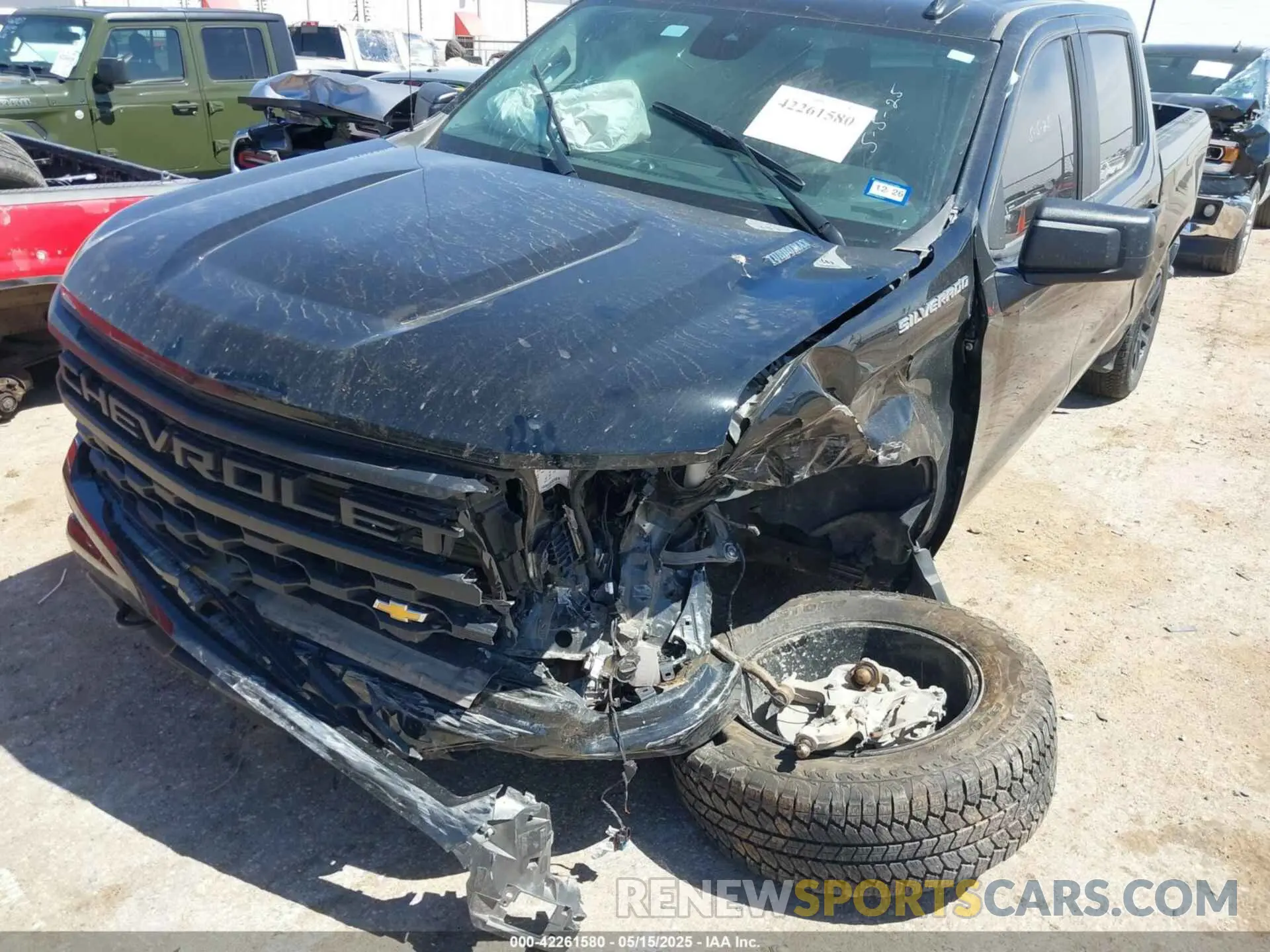 6 Photograph of a damaged car 3GCPABEKXRG445811 CHEVROLET SILVERADO 1500 2024