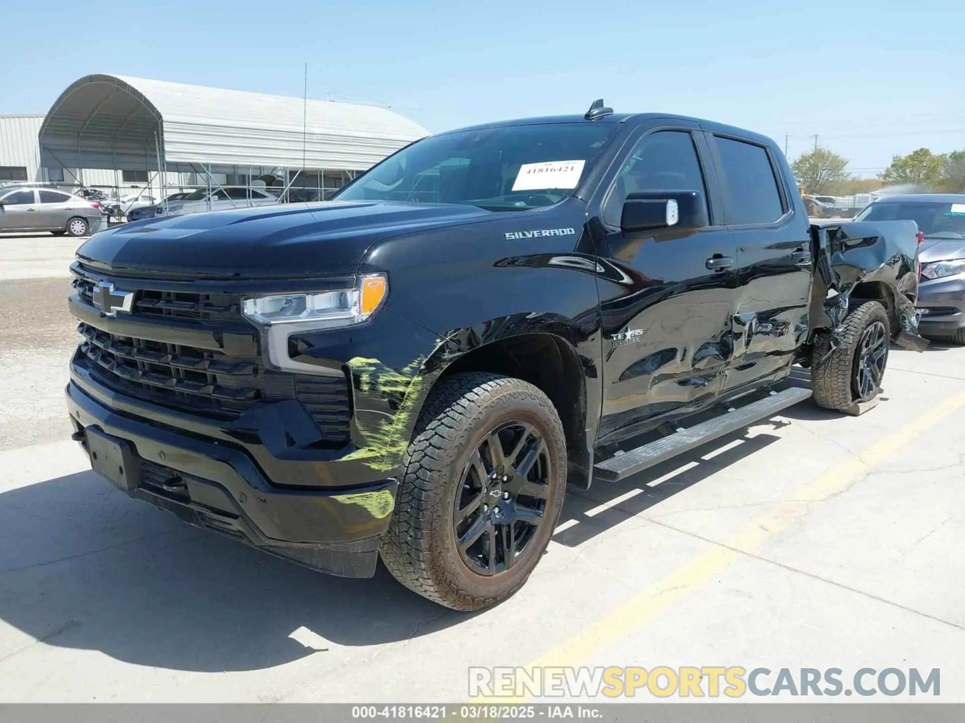 2 Photograph of a damaged car 3GCPADED0RG354088 CHEVROLET SILVERADO 1500 2024