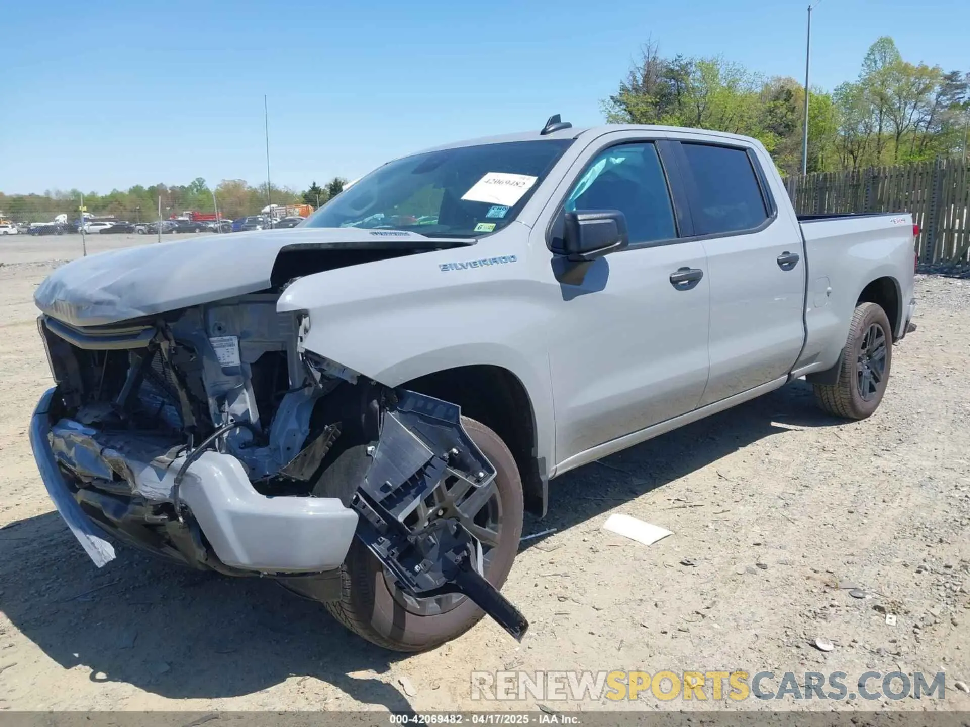2 Photograph of a damaged car 3GCPDBEK4RG345212 CHEVROLET SILVERADO 1500 2024