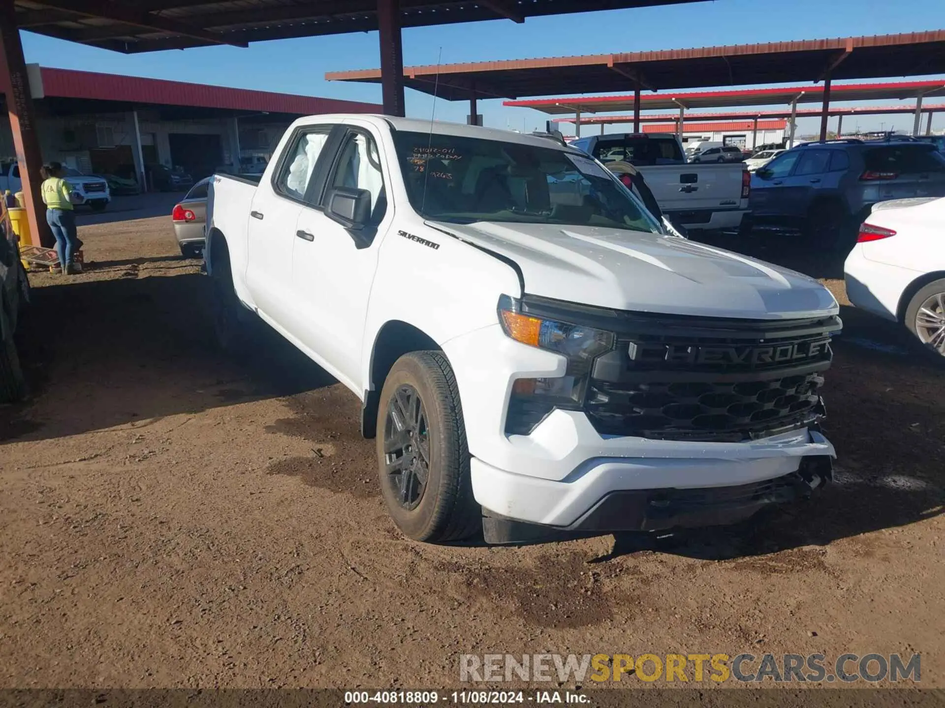 1 Photograph of a damaged car 3GCPDBEK9RG299263 CHEVROLET SILVERADO 1500 2024