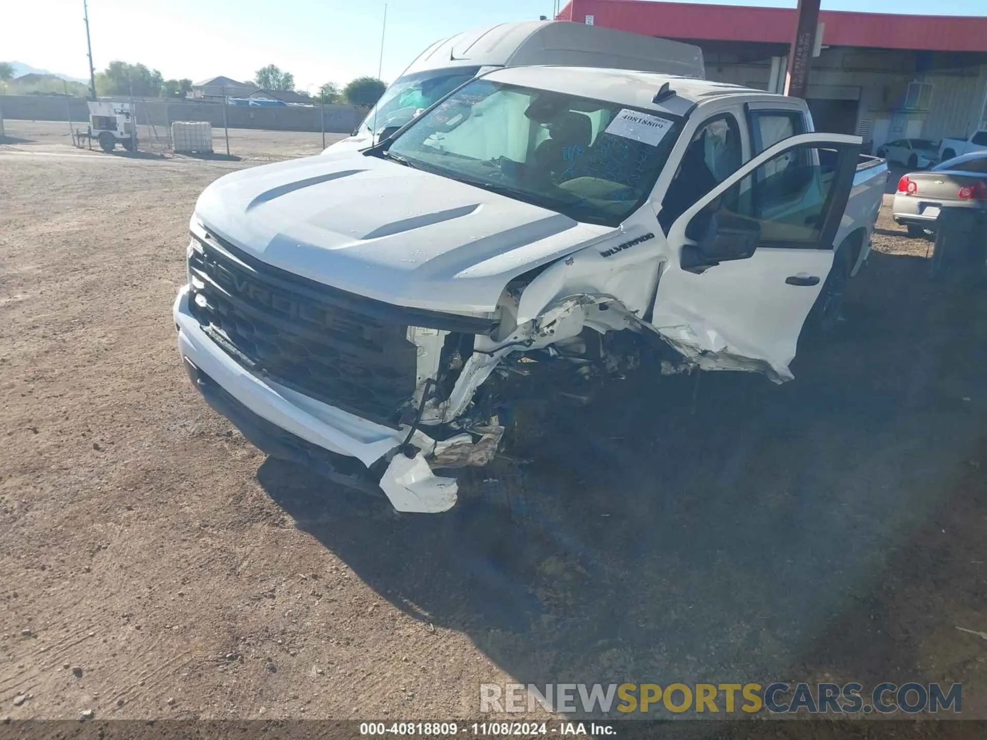 2 Photograph of a damaged car 3GCPDBEK9RG299263 CHEVROLET SILVERADO 1500 2024