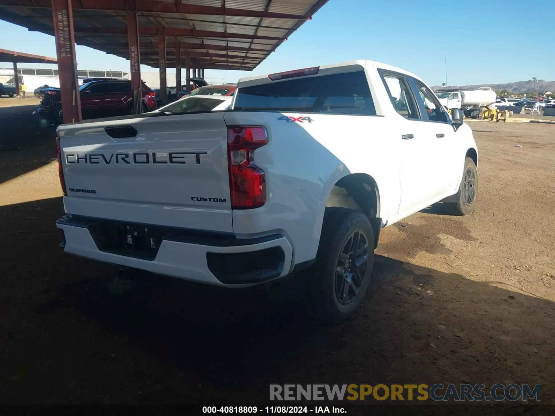 4 Photograph of a damaged car 3GCPDBEK9RG299263 CHEVROLET SILVERADO 1500 2024