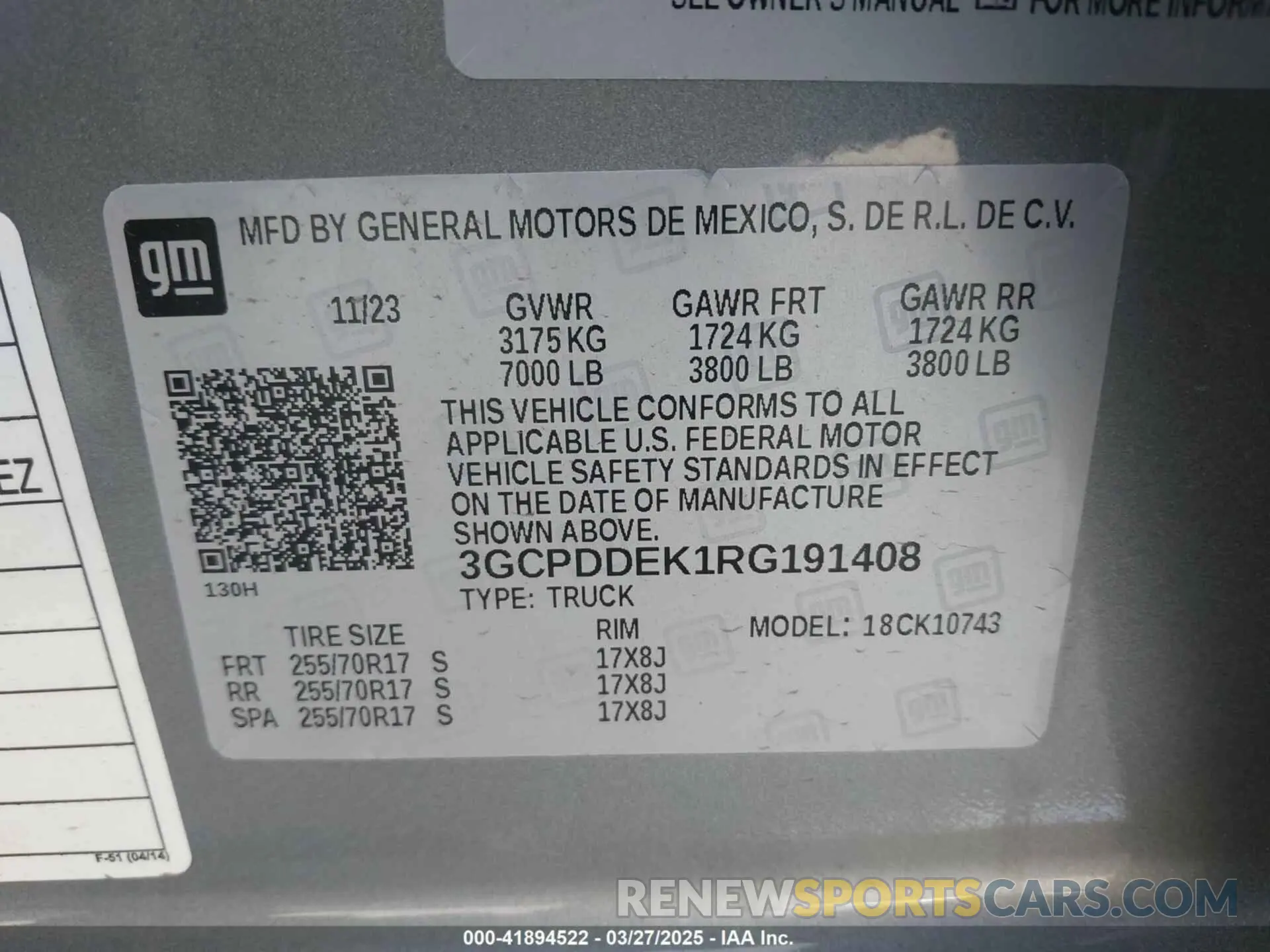 9 Photograph of a damaged car 3GCPDDEK1RG191408 CHEVROLET SILVERADO 1500 2024