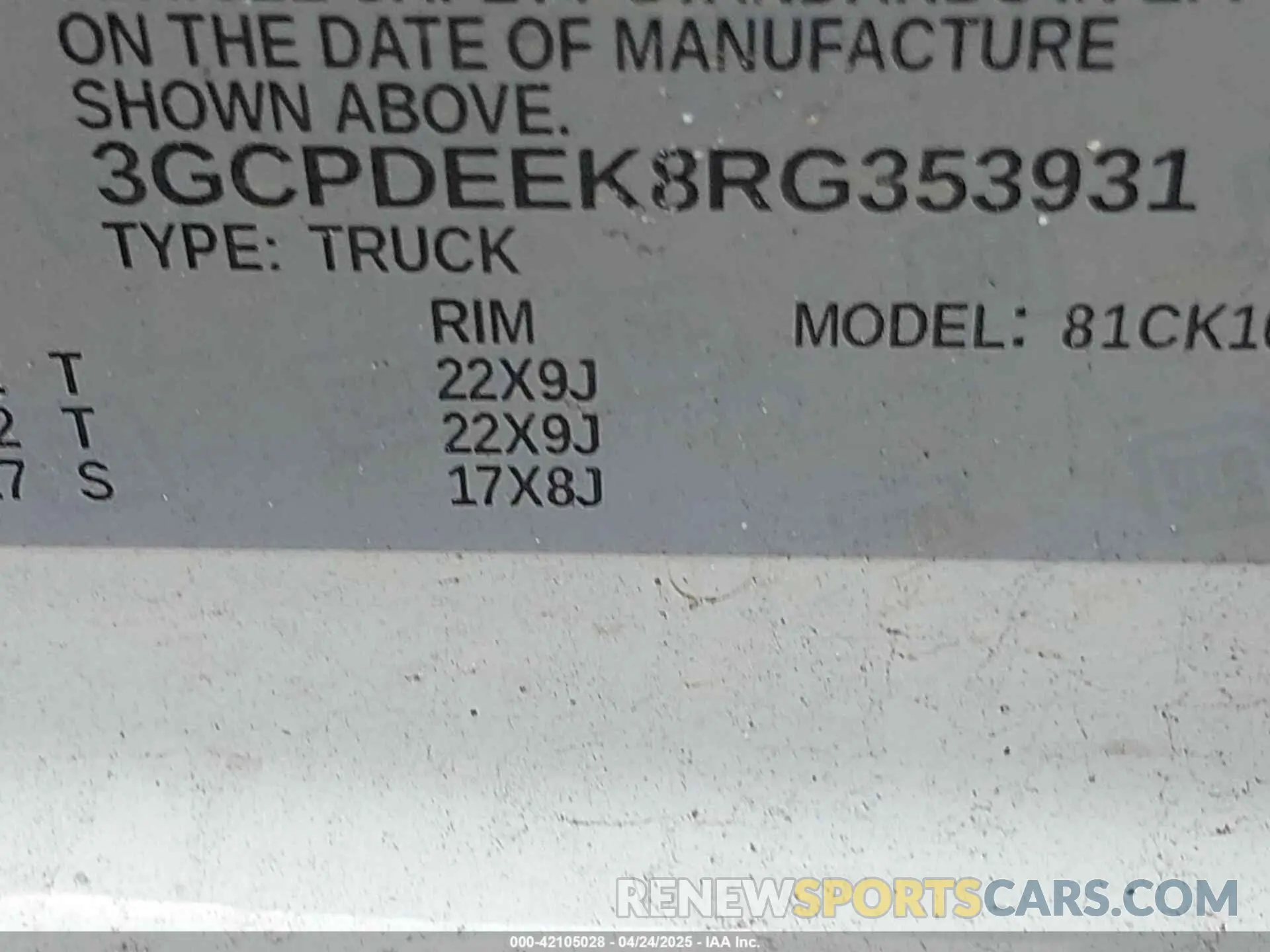 9 Photograph of a damaged car 3GCPDEEK8RG353931 CHEVROLET SILVERADO 1500 2024