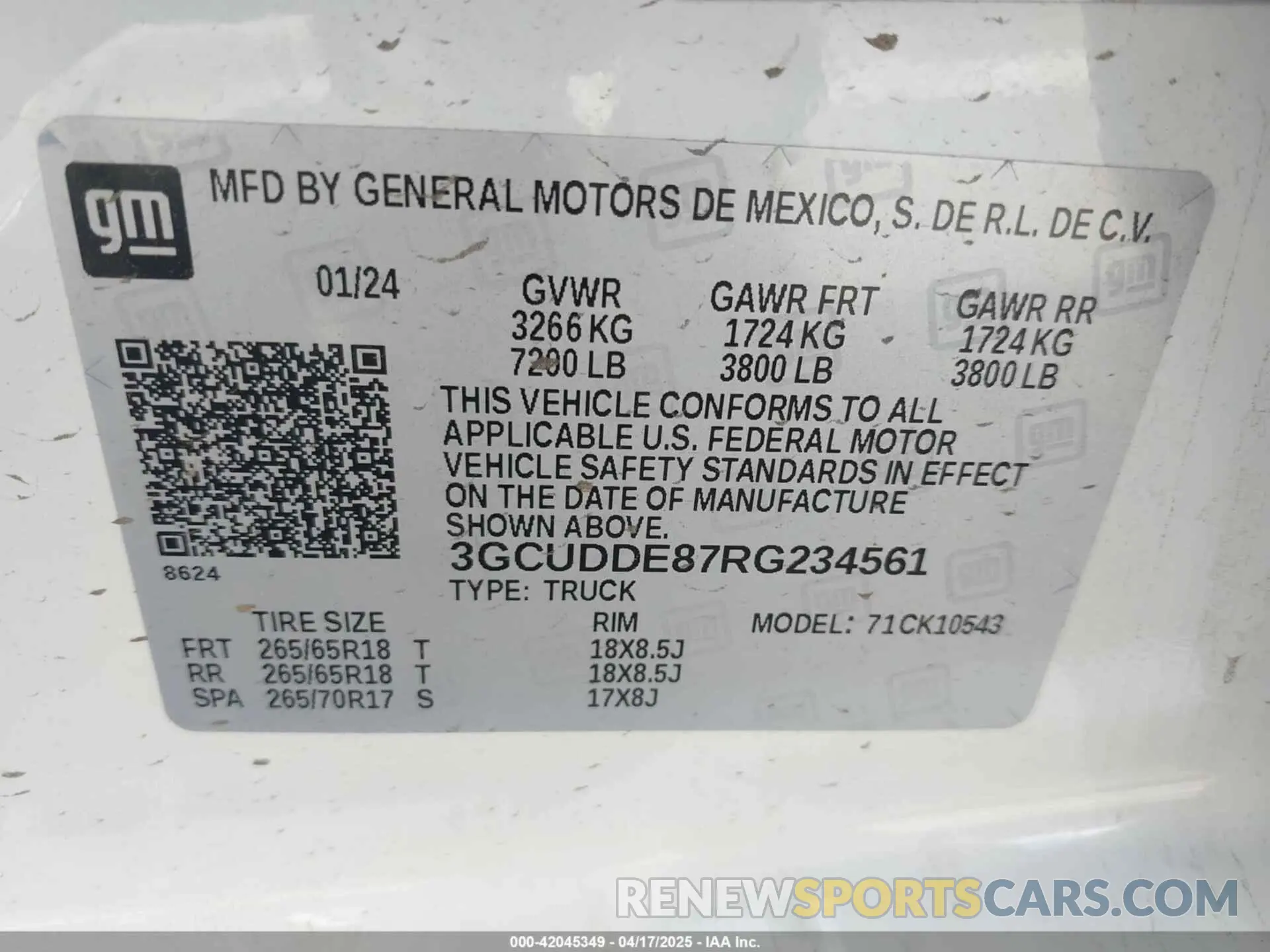 9 Photograph of a damaged car 3GCUDDE87RG234561 CHEVROLET SILVERADO 1500 2024