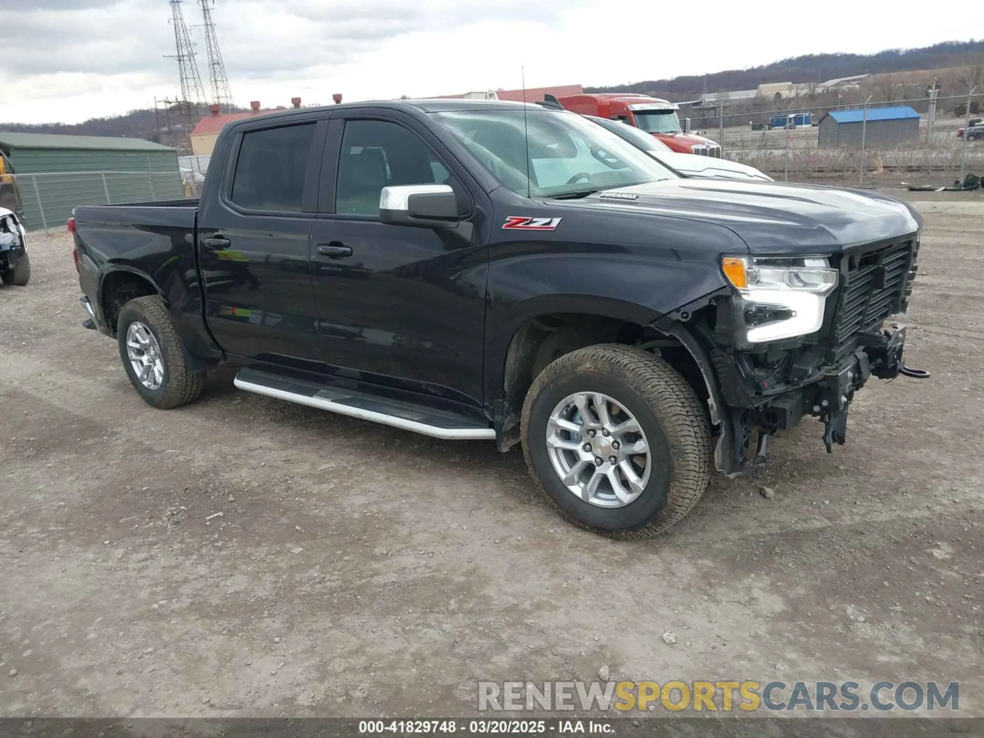 1 Photograph of a damaged car 3GCUDDE88RG164634 CHEVROLET SILVERADO 1500 2024