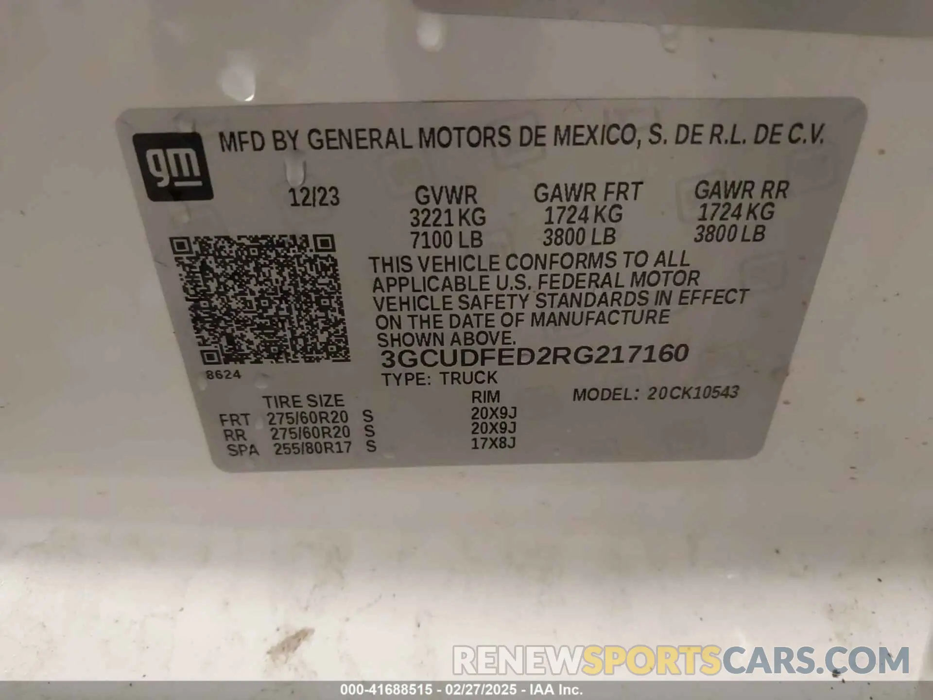9 Photograph of a damaged car 3GCUDFED2RG217160 CHEVROLET SILVERADO 1500 2024