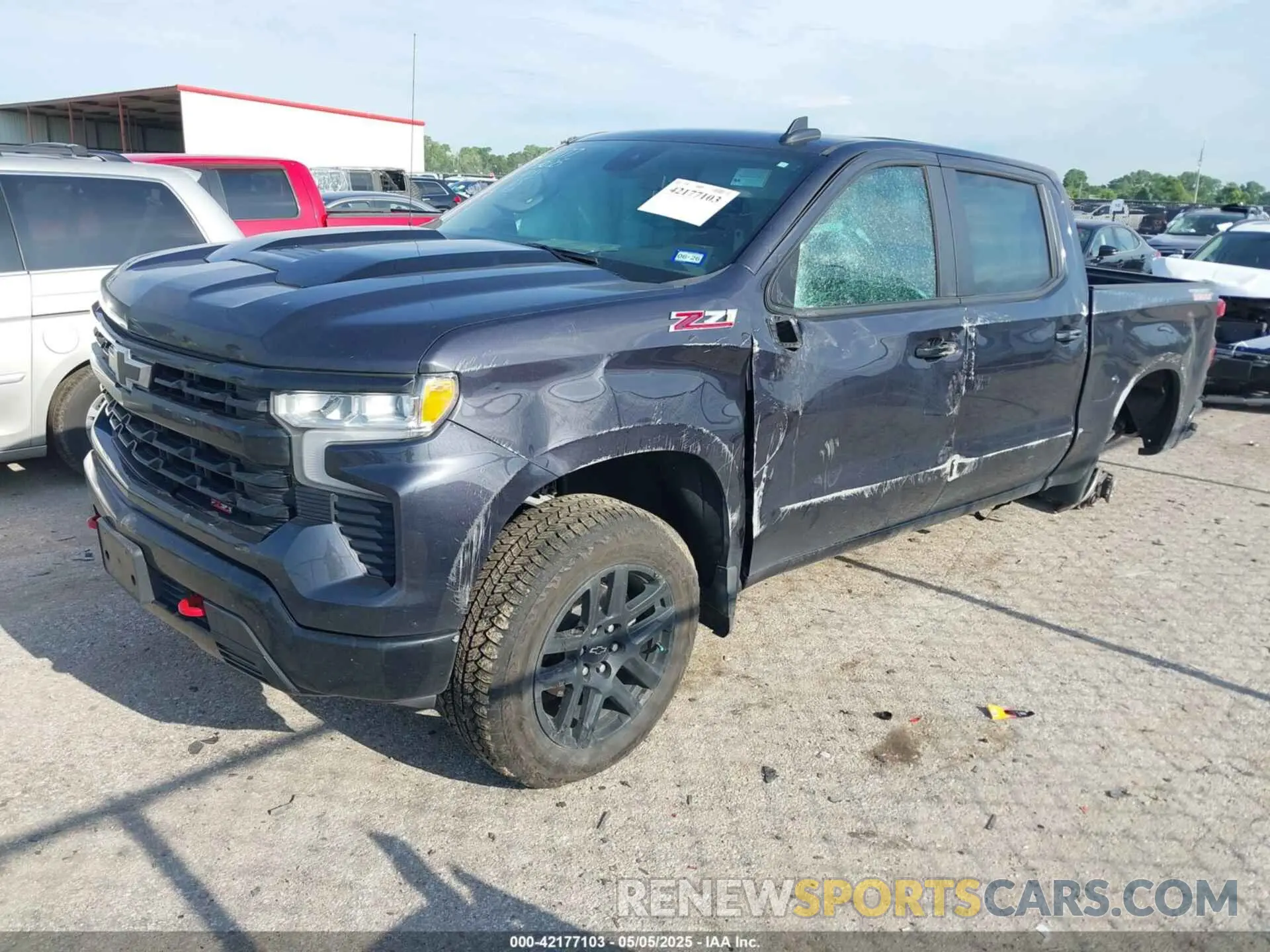 2 Photograph of a damaged car 3GCUDFED2RG360240 CHEVROLET SILVERADO 1500 2024