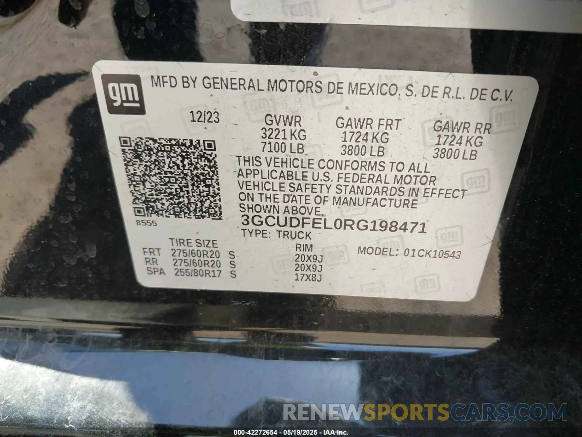 9 Photograph of a damaged car 3GCUDFEL0RG198471 CHEVROLET SILVERADO 1500 2024