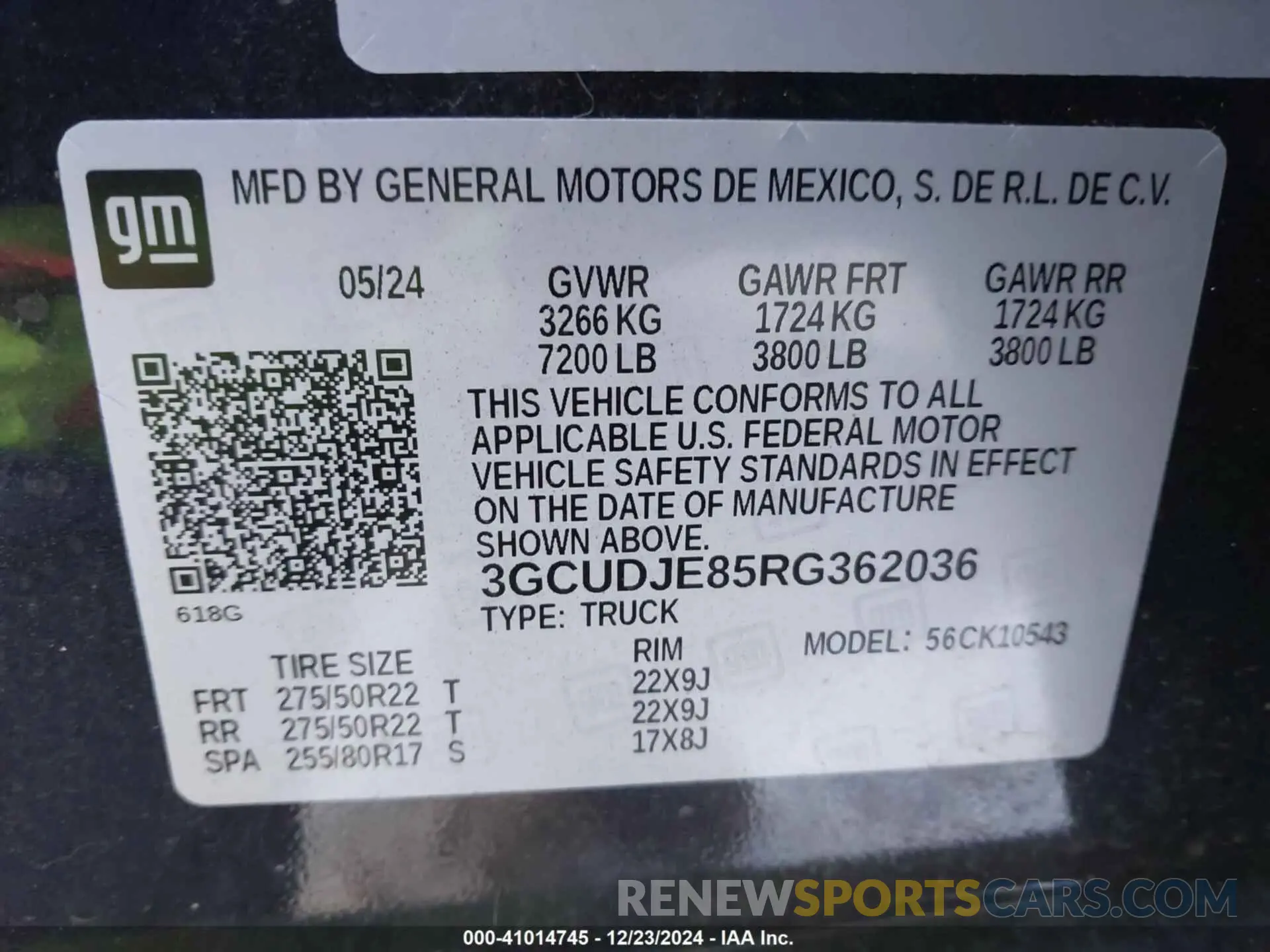 9 Photograph of a damaged car 3GCUDJE85RG362036 CHEVROLET SILVERADO 1500 2024