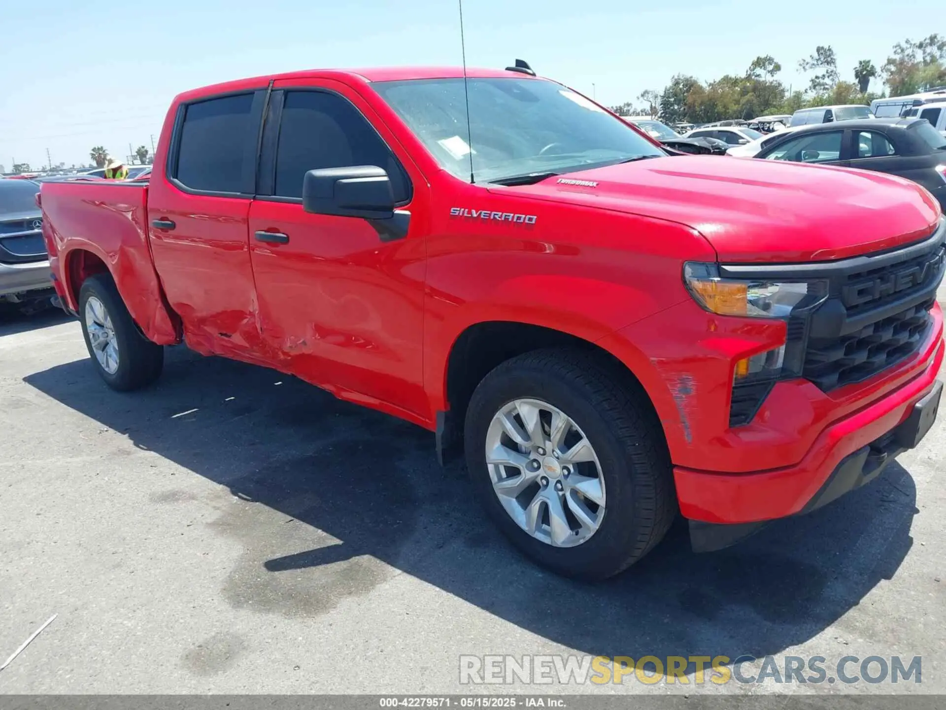 1 Photograph of a damaged car 1GCPABEK2SZ132029 CHEVROLET SILVERADO 1500 2025