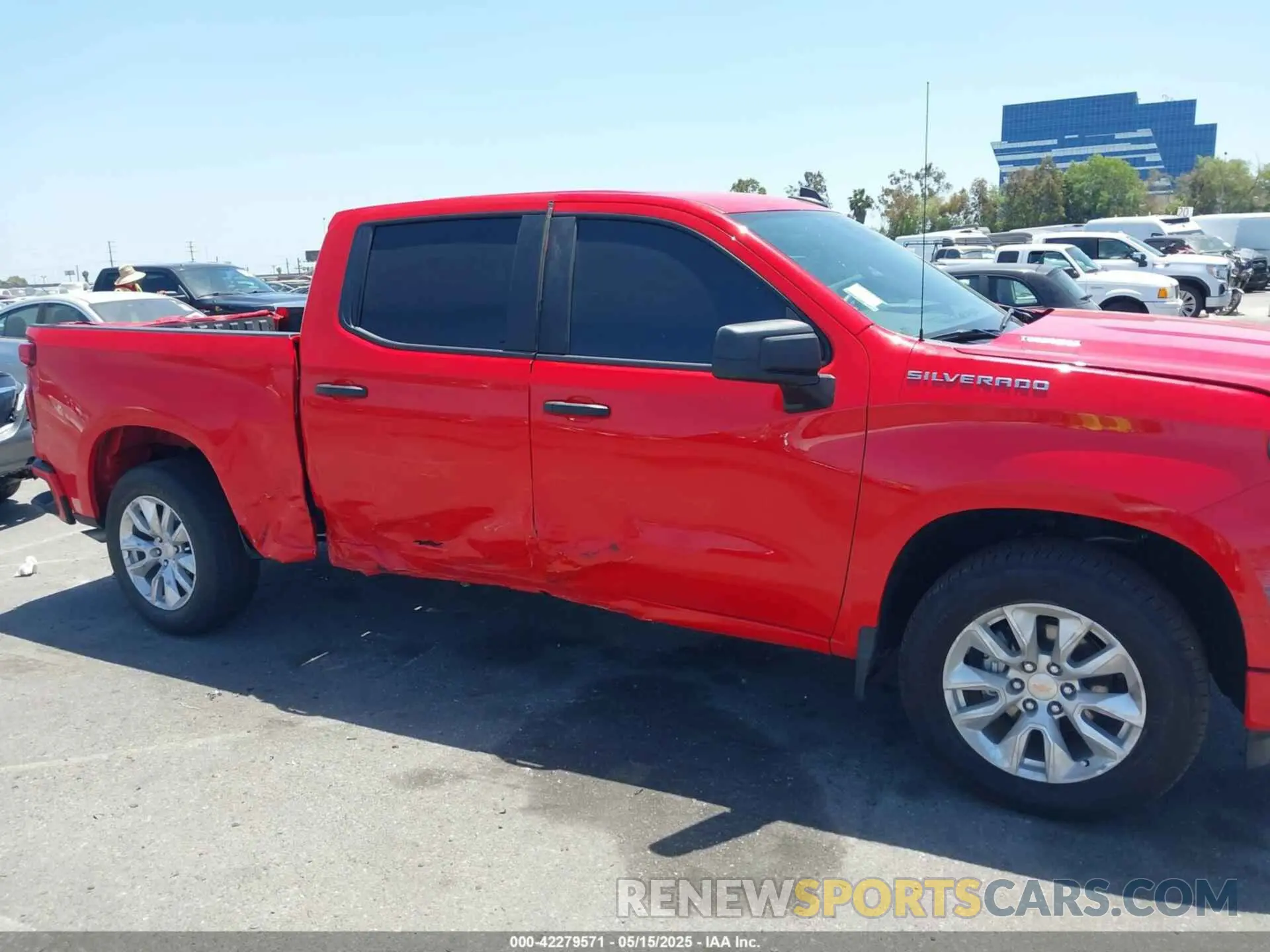 17 Photograph of a damaged car 1GCPABEK2SZ132029 CHEVROLET SILVERADO 1500 2025