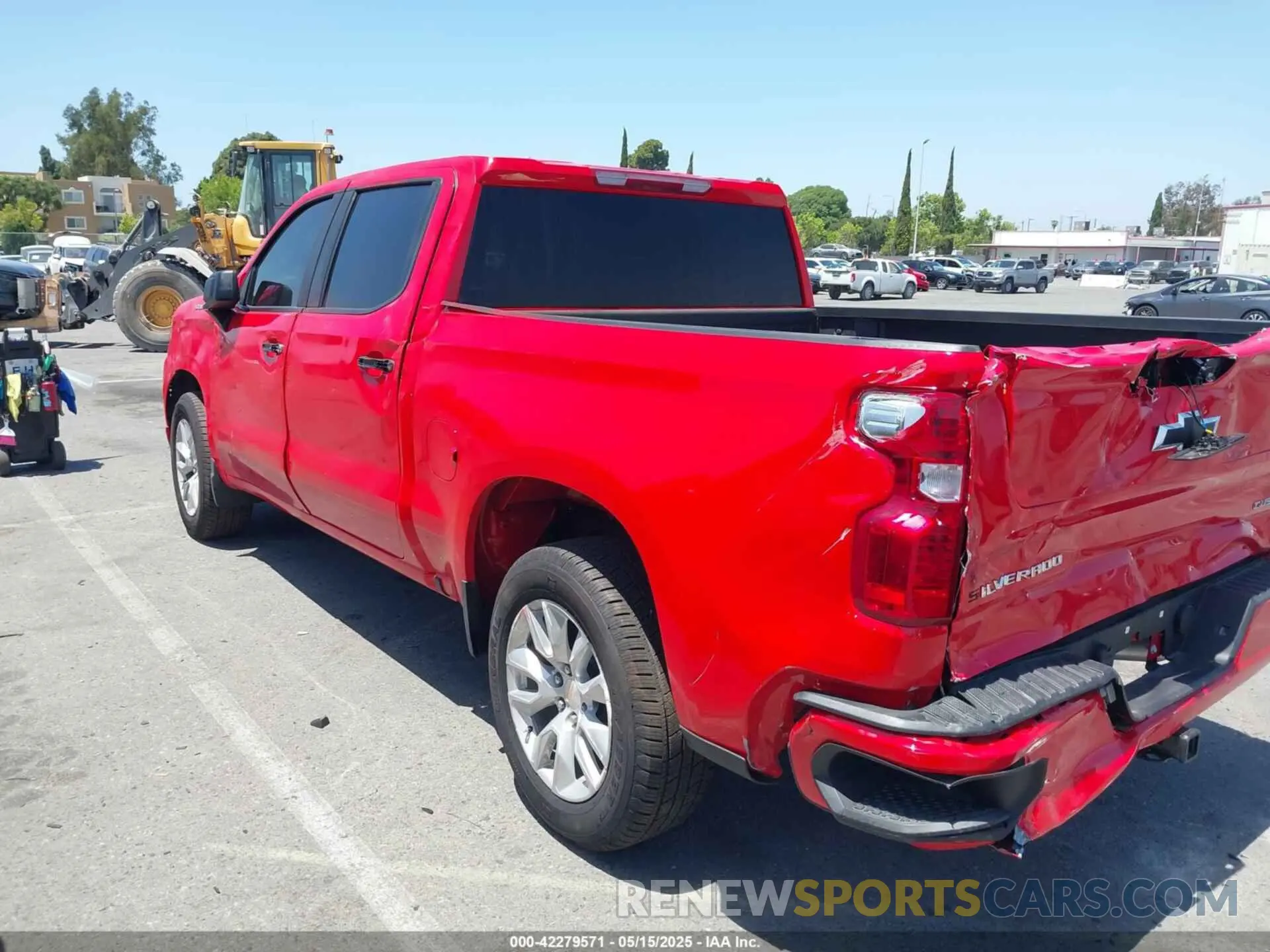 3 Photograph of a damaged car 1GCPABEK2SZ132029 CHEVROLET SILVERADO 1500 2025